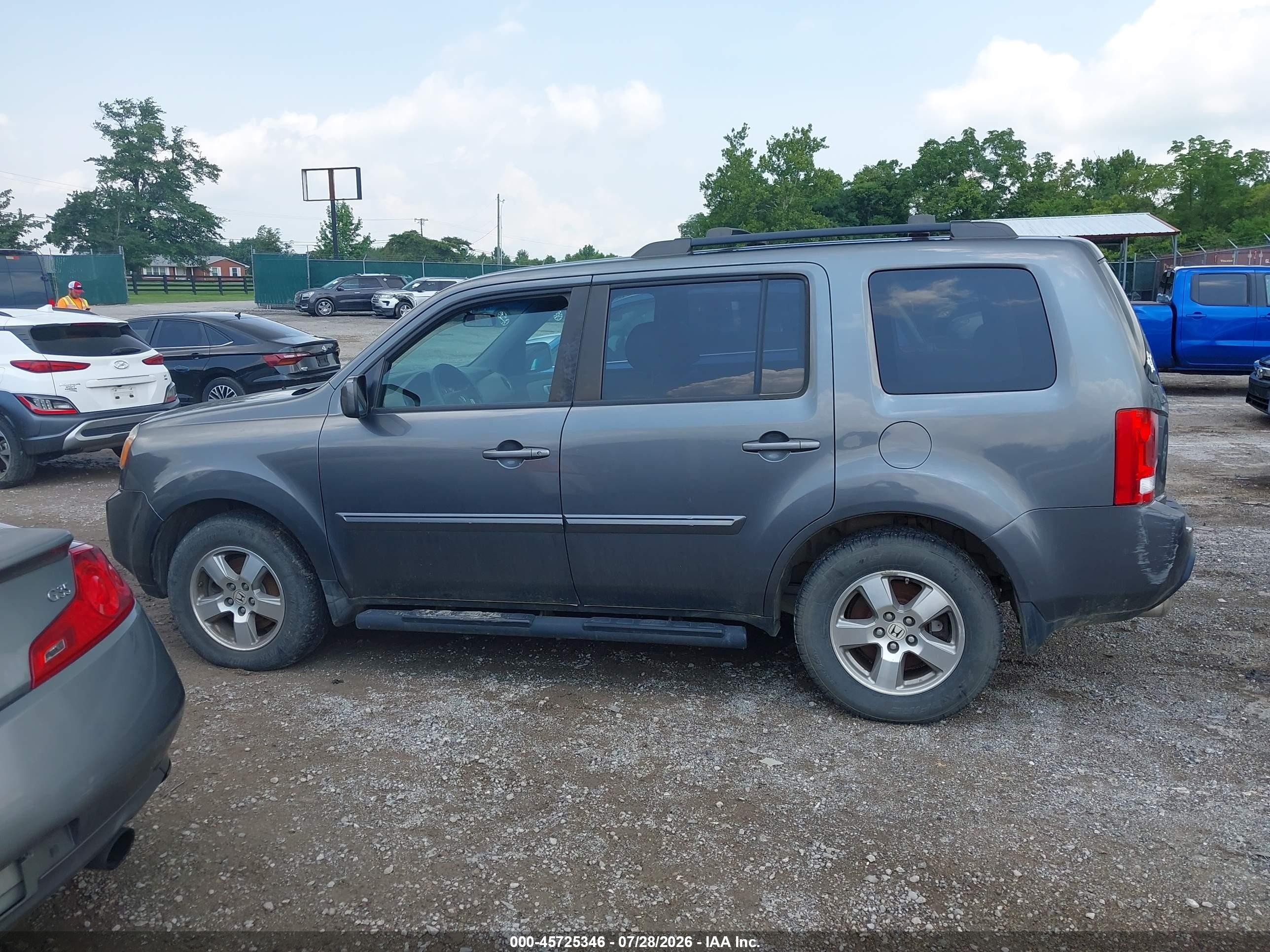 2011 Honda Pilot Ex Серый vin: 5FNYF4H46BB013453