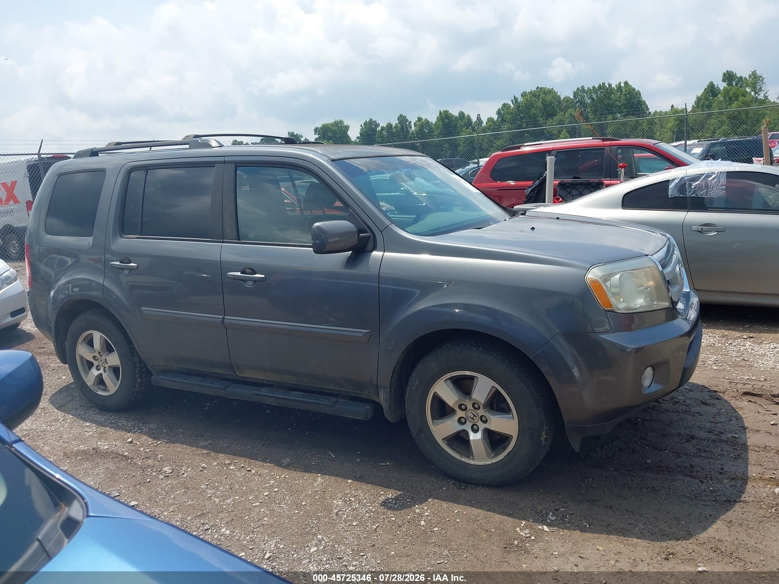 2011 Honda Pilot Ex Серый vin: 5FNYF4H46BB013453