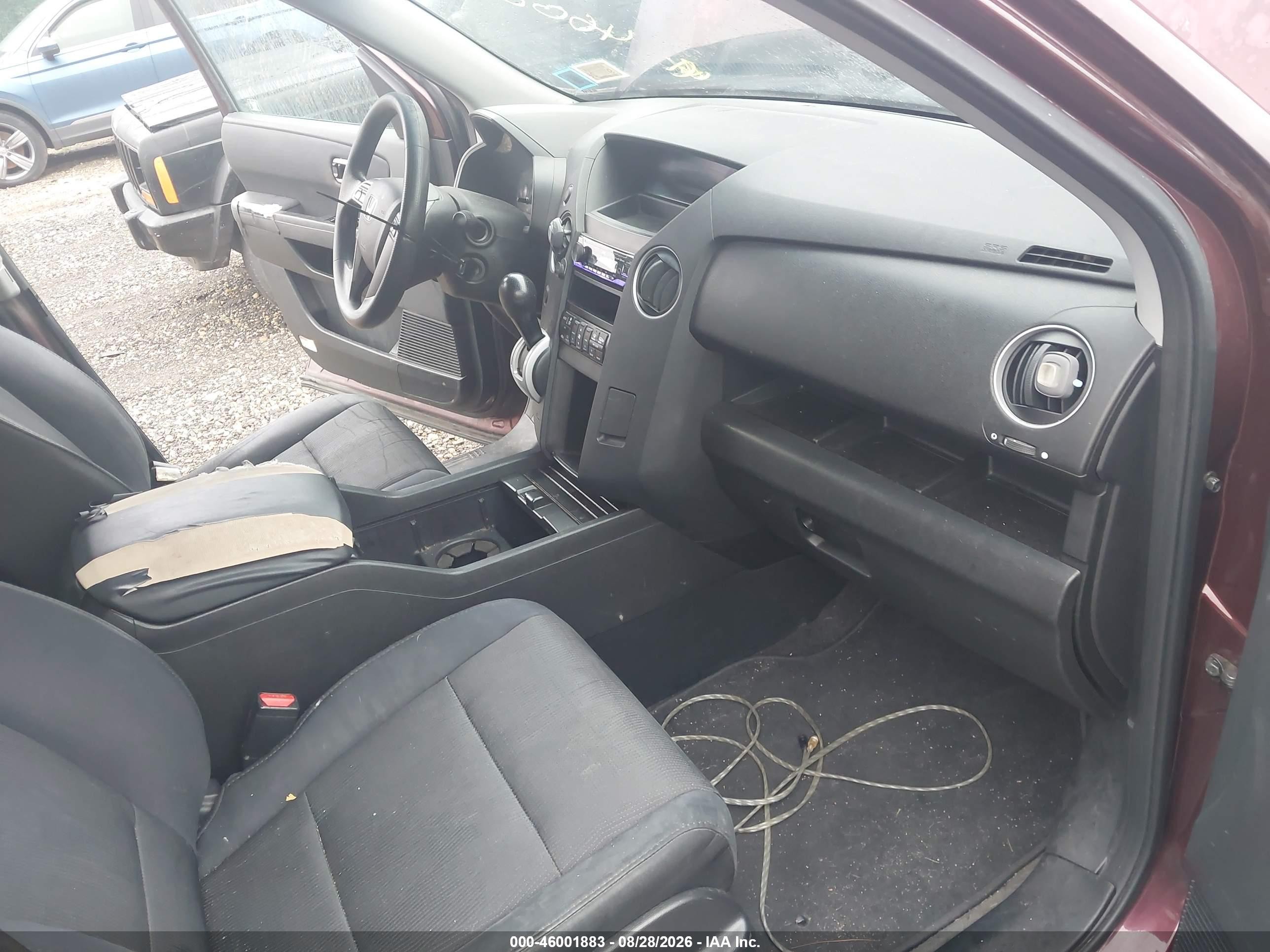 2011 Honda Pilot Ex Purple vin: 5FNYF4H46BB040412