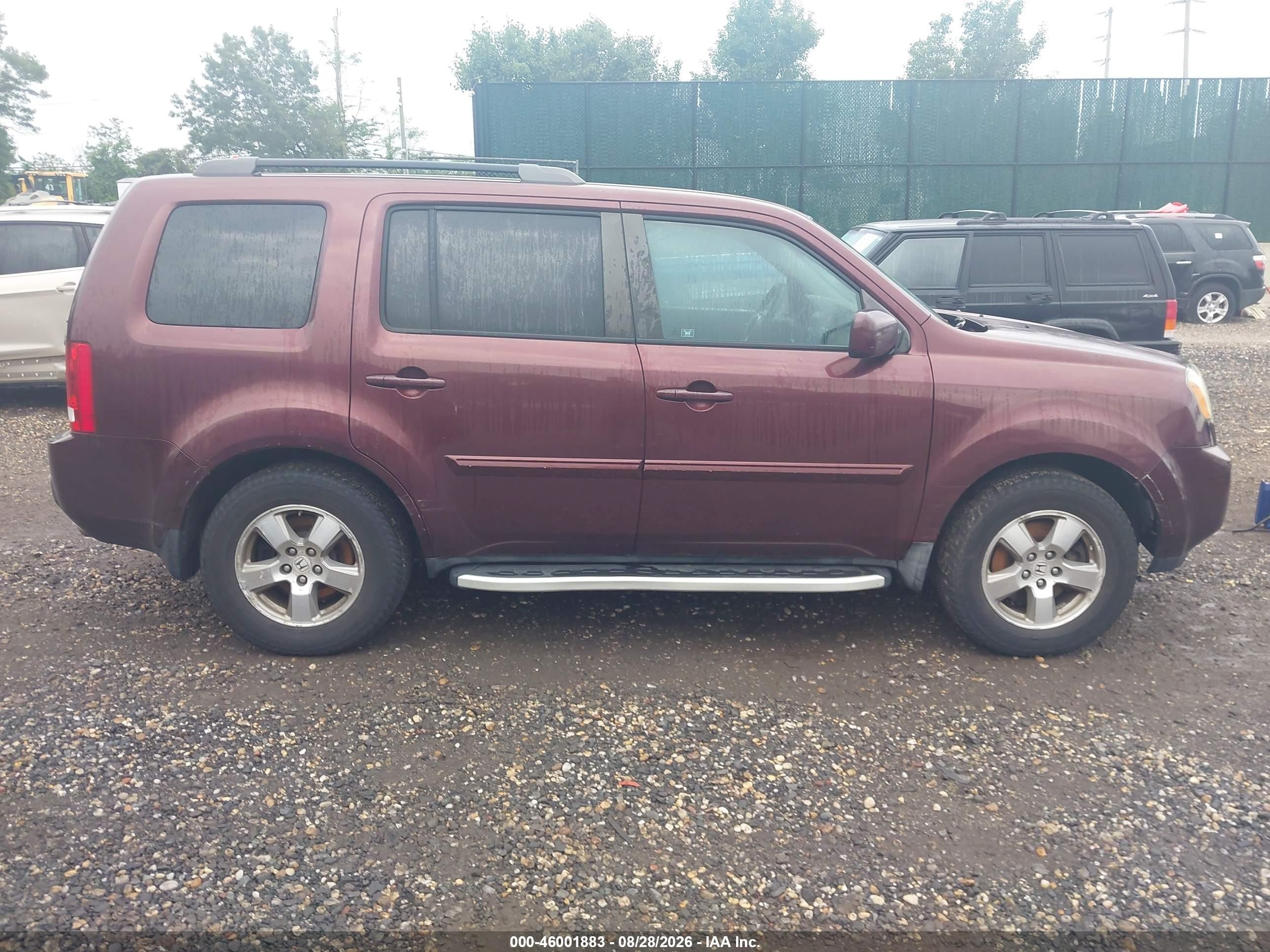 2011 Honda Pilot Ex Purple vin: 5FNYF4H46BB040412
