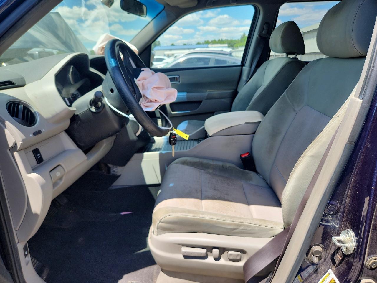 2011 Honda Pilot Ex Blue vin: 5FNYF4H46BB081400