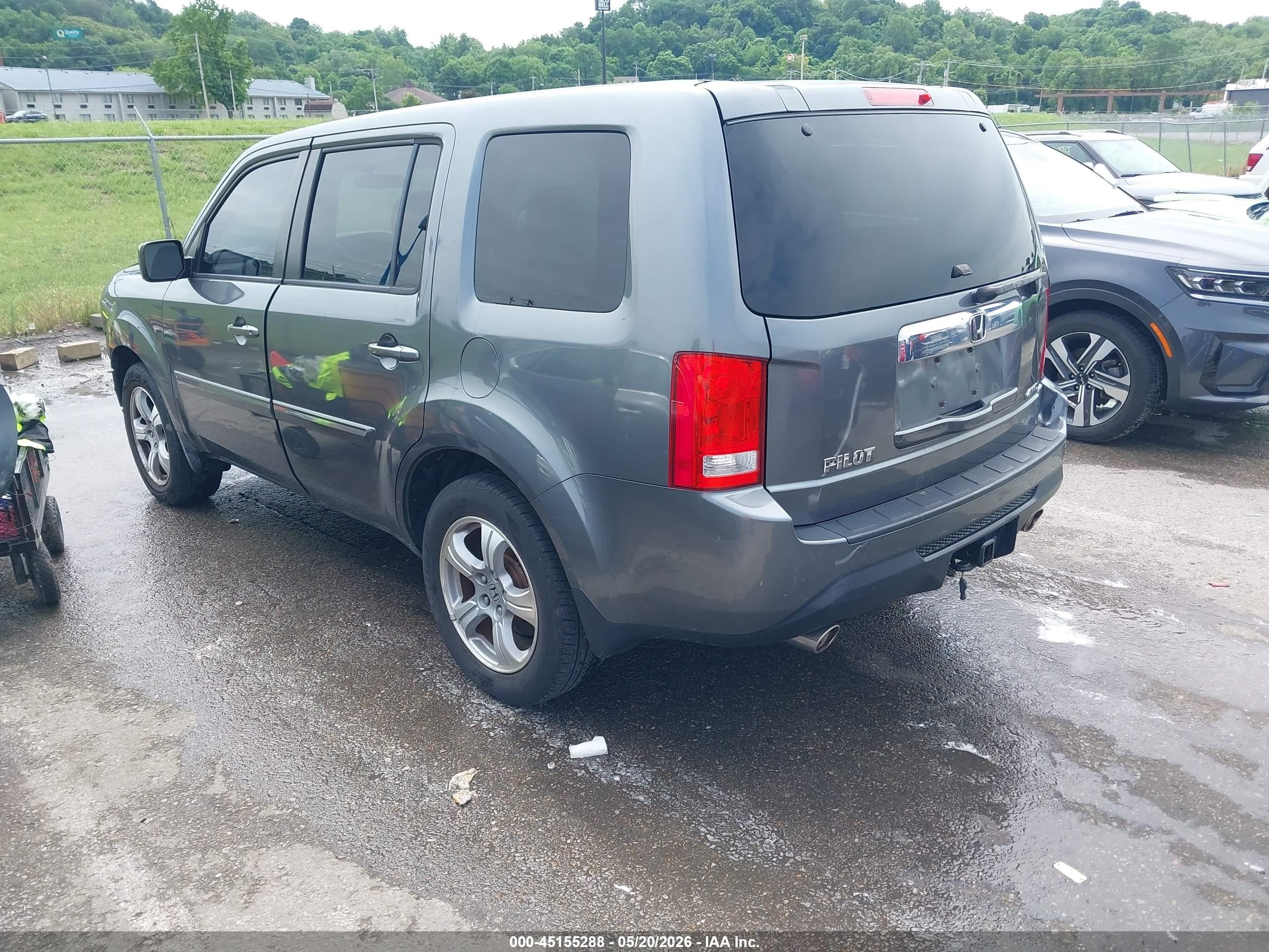 2012 Honda Pilot Ex Серый vin: 5FNYF4H46CB045529