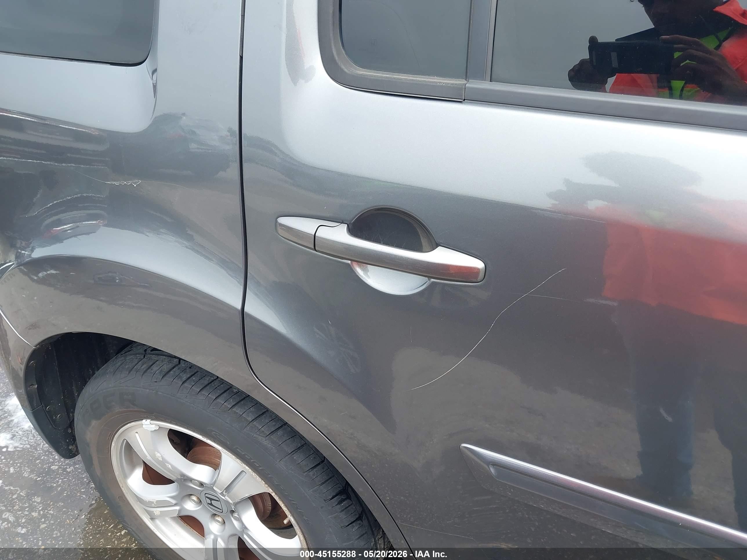 2012 Honda Pilot Ex Серый vin: 5FNYF4H46CB045529