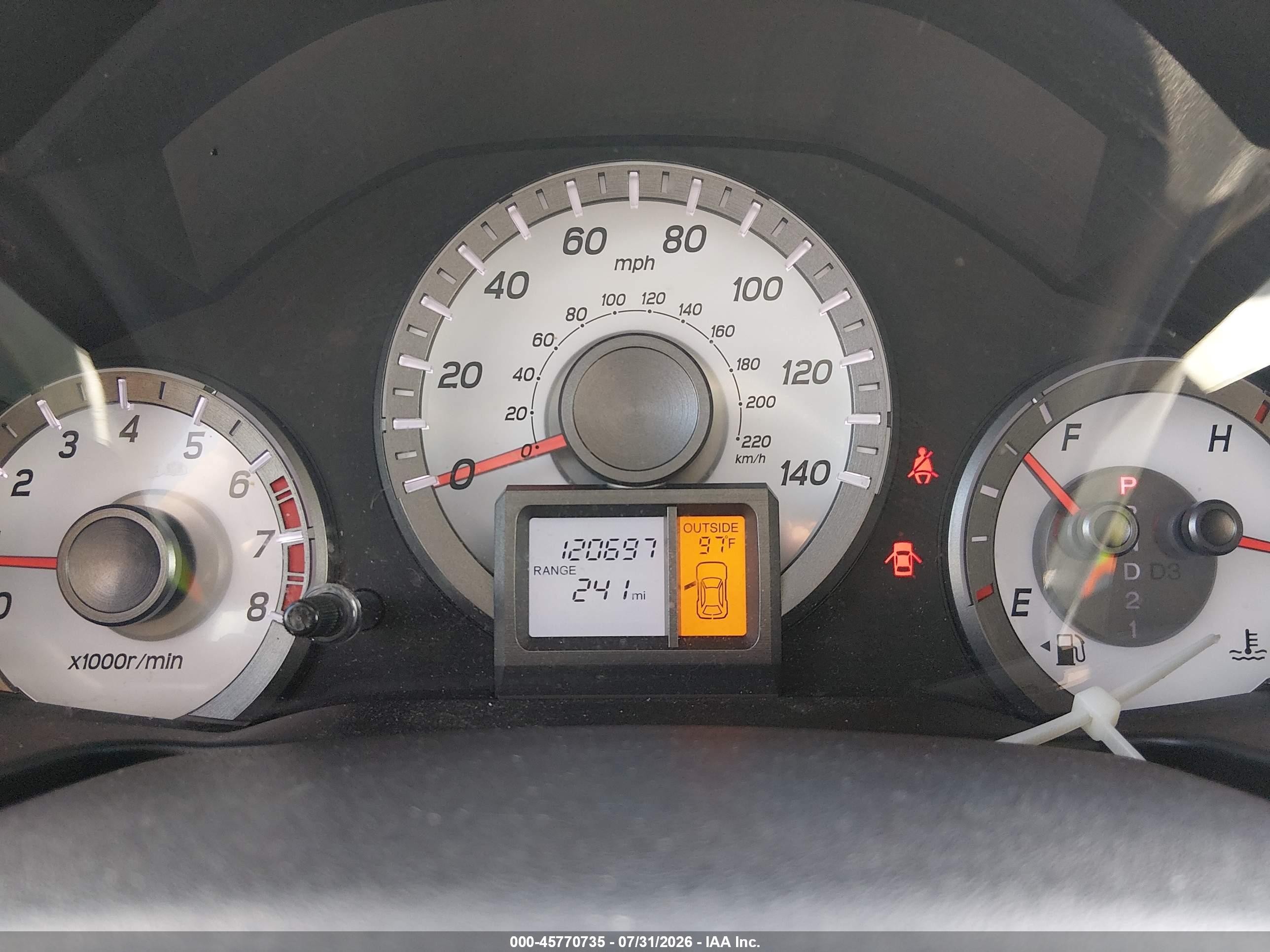 2012 Honda Pilot Ex Red vin: 5FNYF4H46CB056935