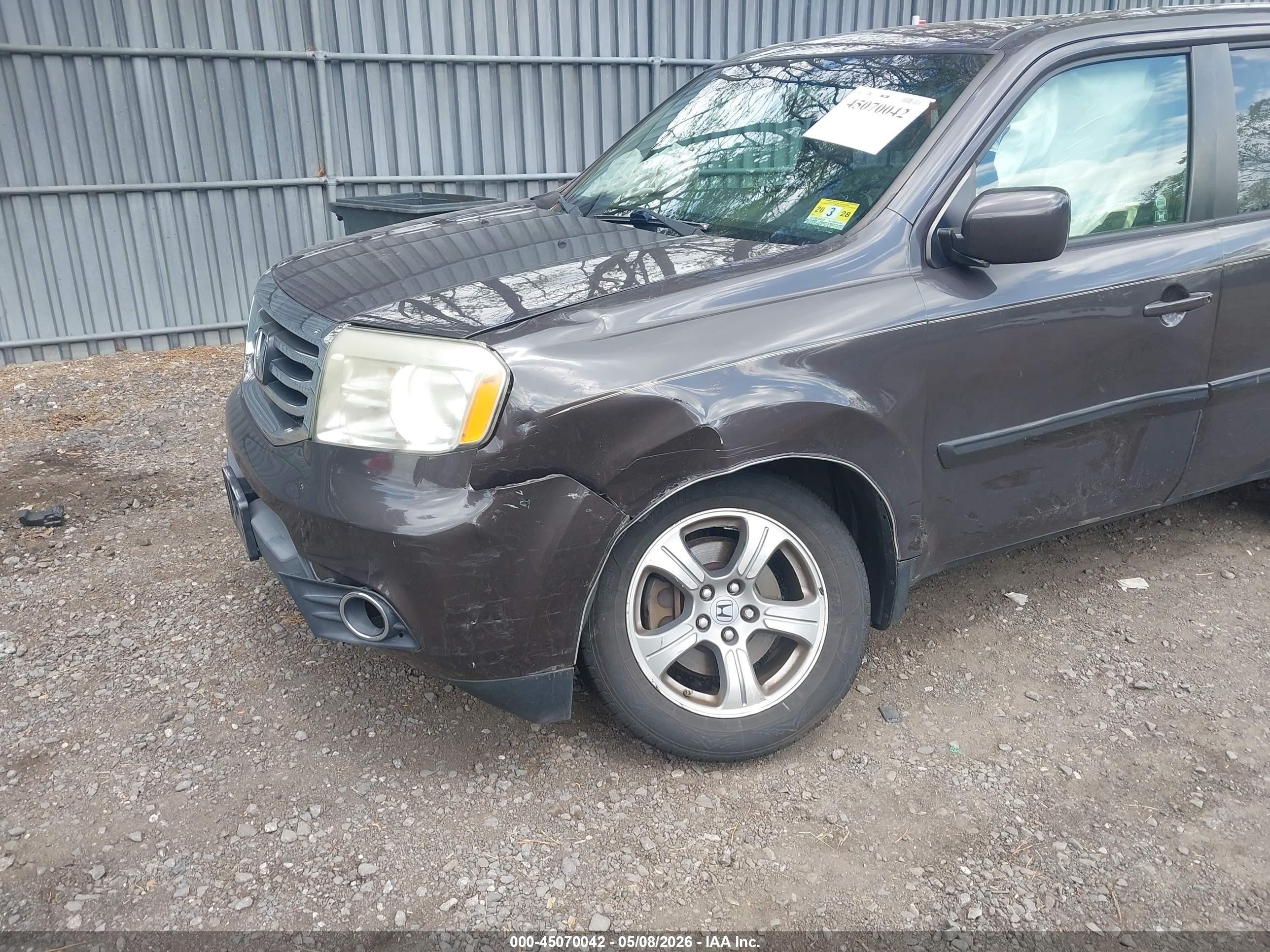 2012 Honda Pilot Ex Коричневый vin: 5FNYF4H46CB082693
