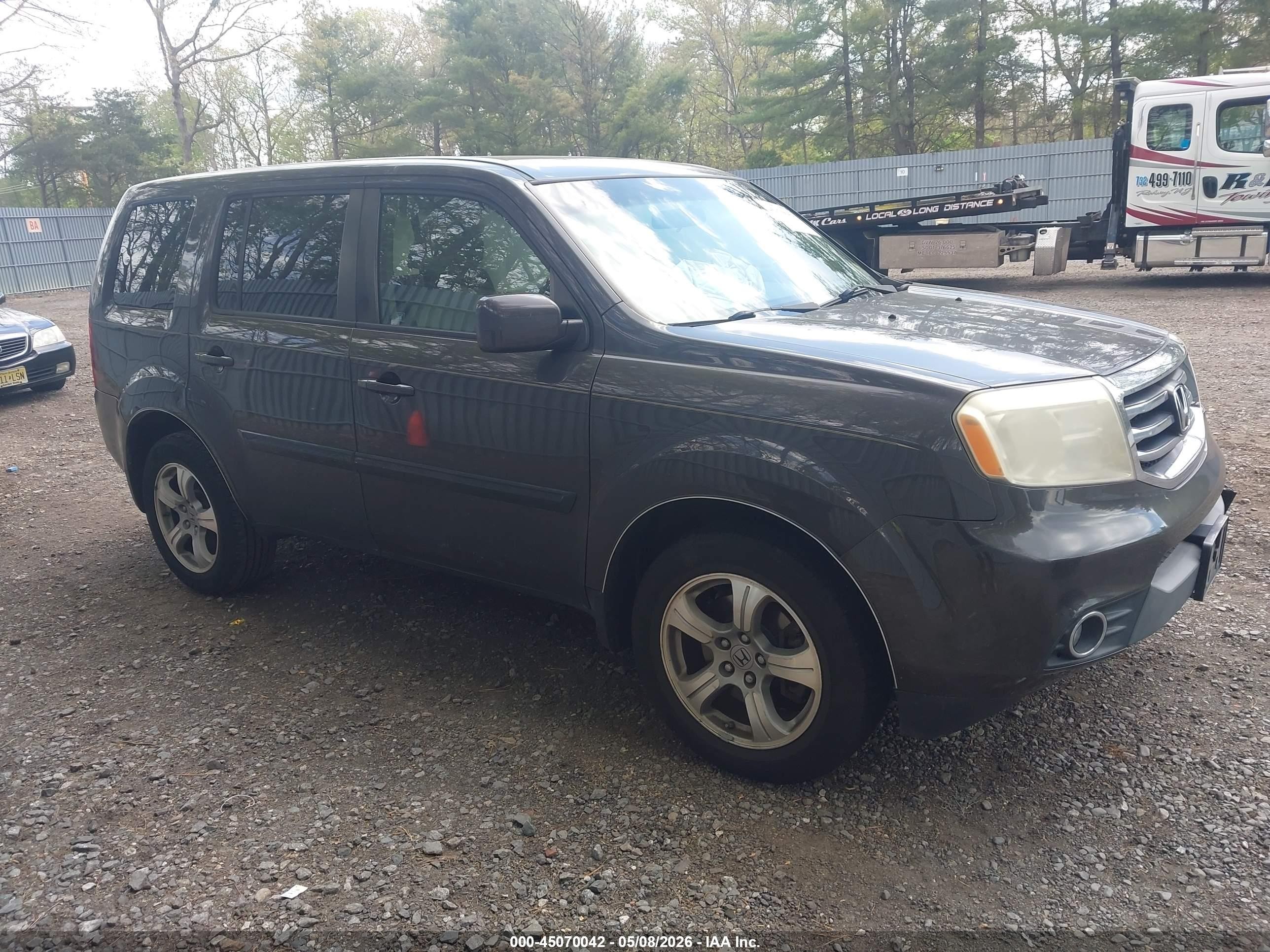 2012 Honda Pilot Ex Brown vin: 5FNYF4H46CB082693