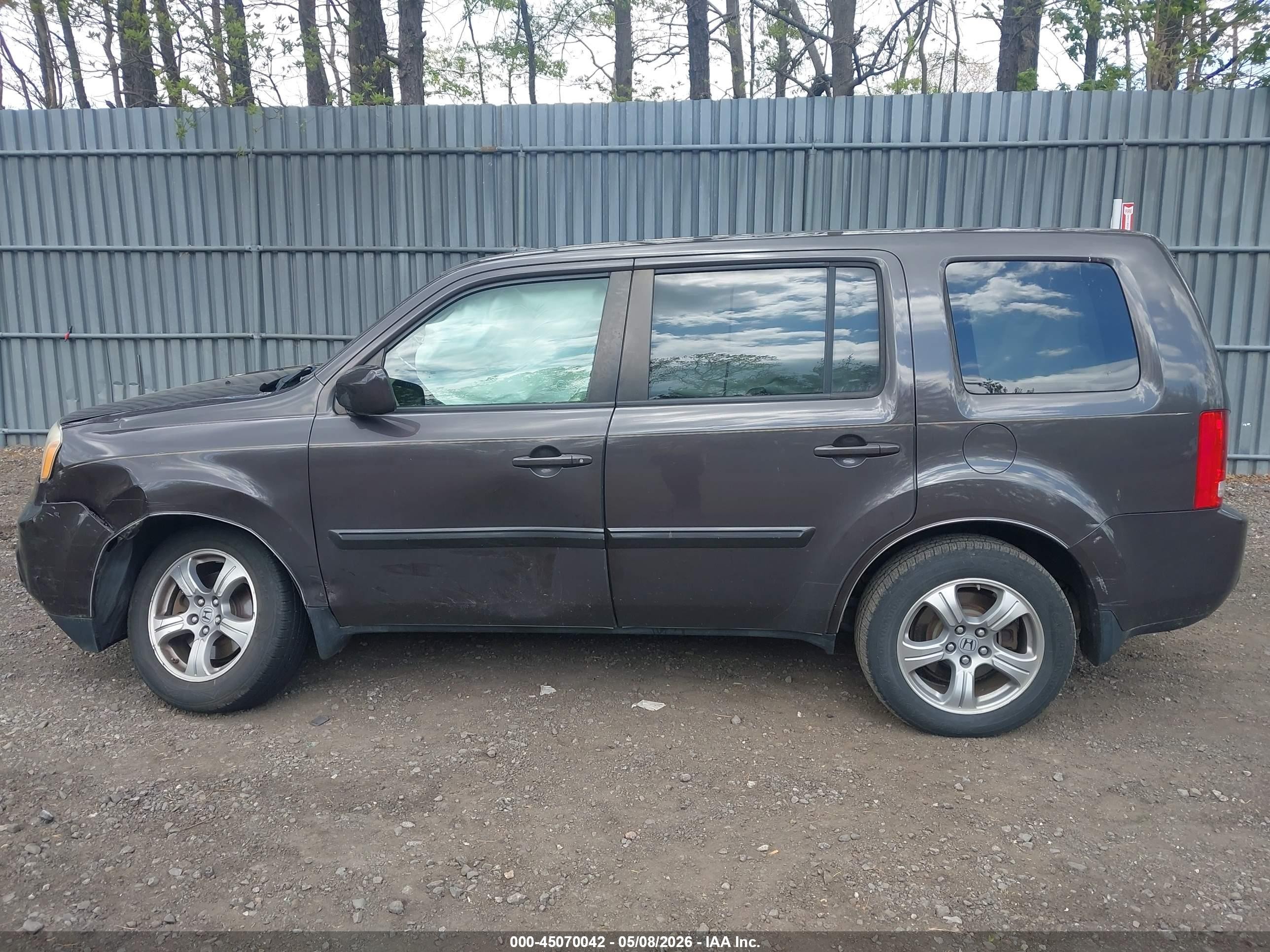 2012 Honda Pilot Ex Коричневый vin: 5FNYF4H46CB082693