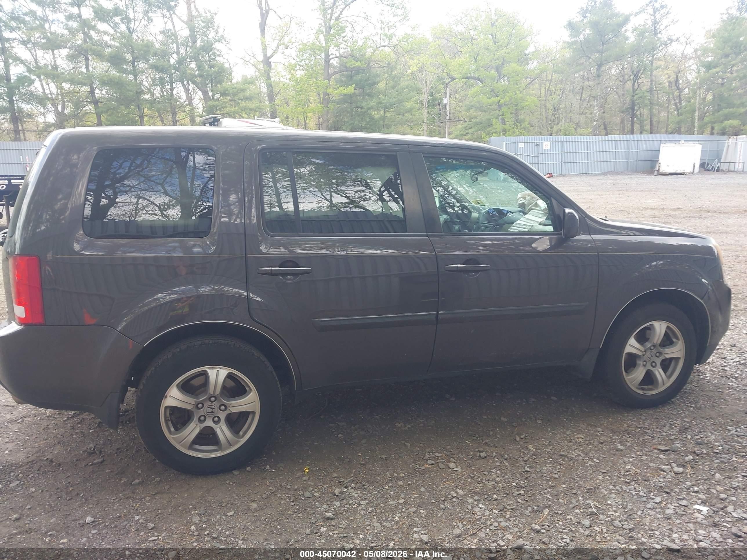 2012 Honda Pilot Ex Коричневый vin: 5FNYF4H46CB082693