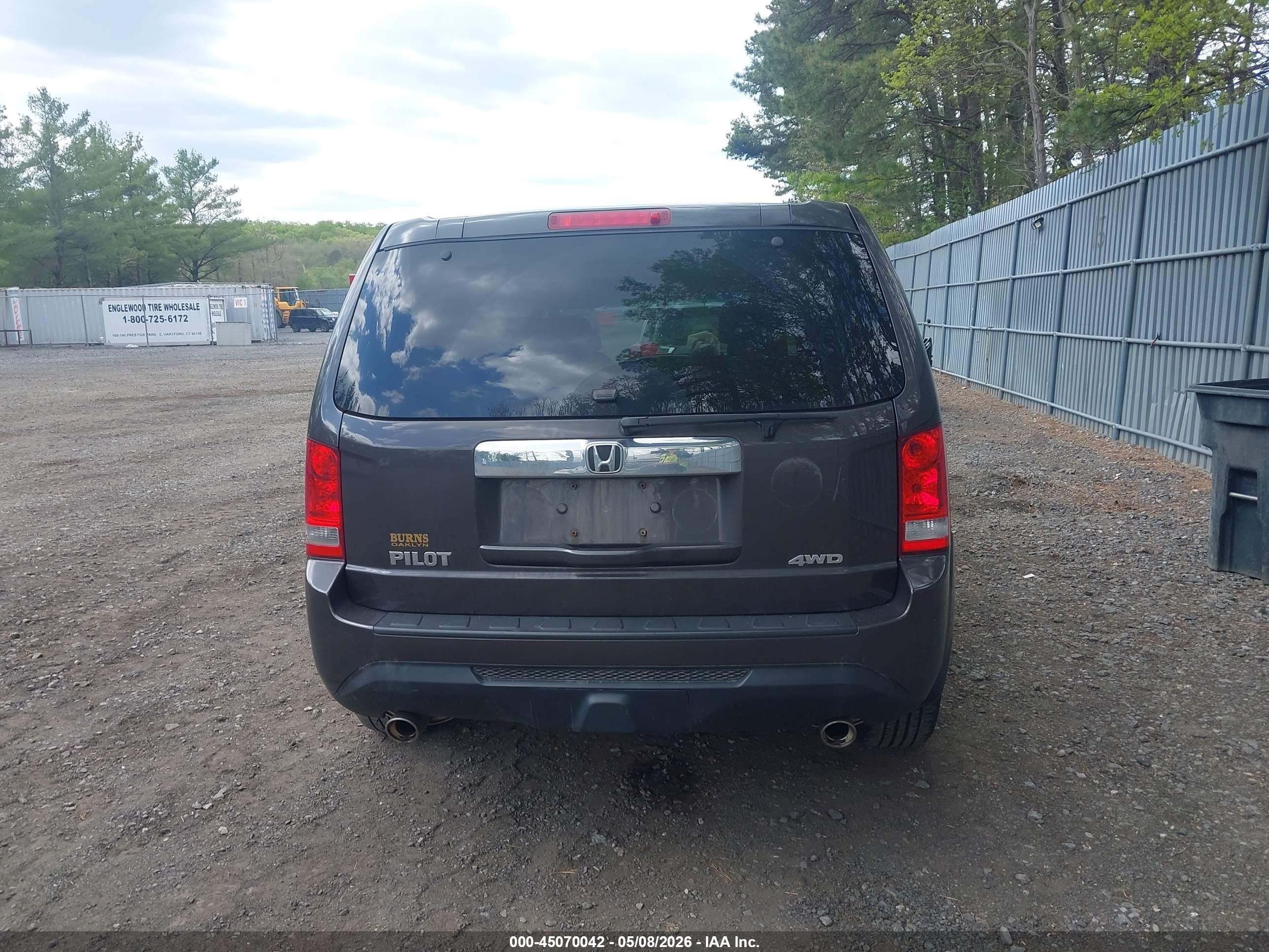 2012 Honda Pilot Ex Коричневый vin: 5FNYF4H46CB082693