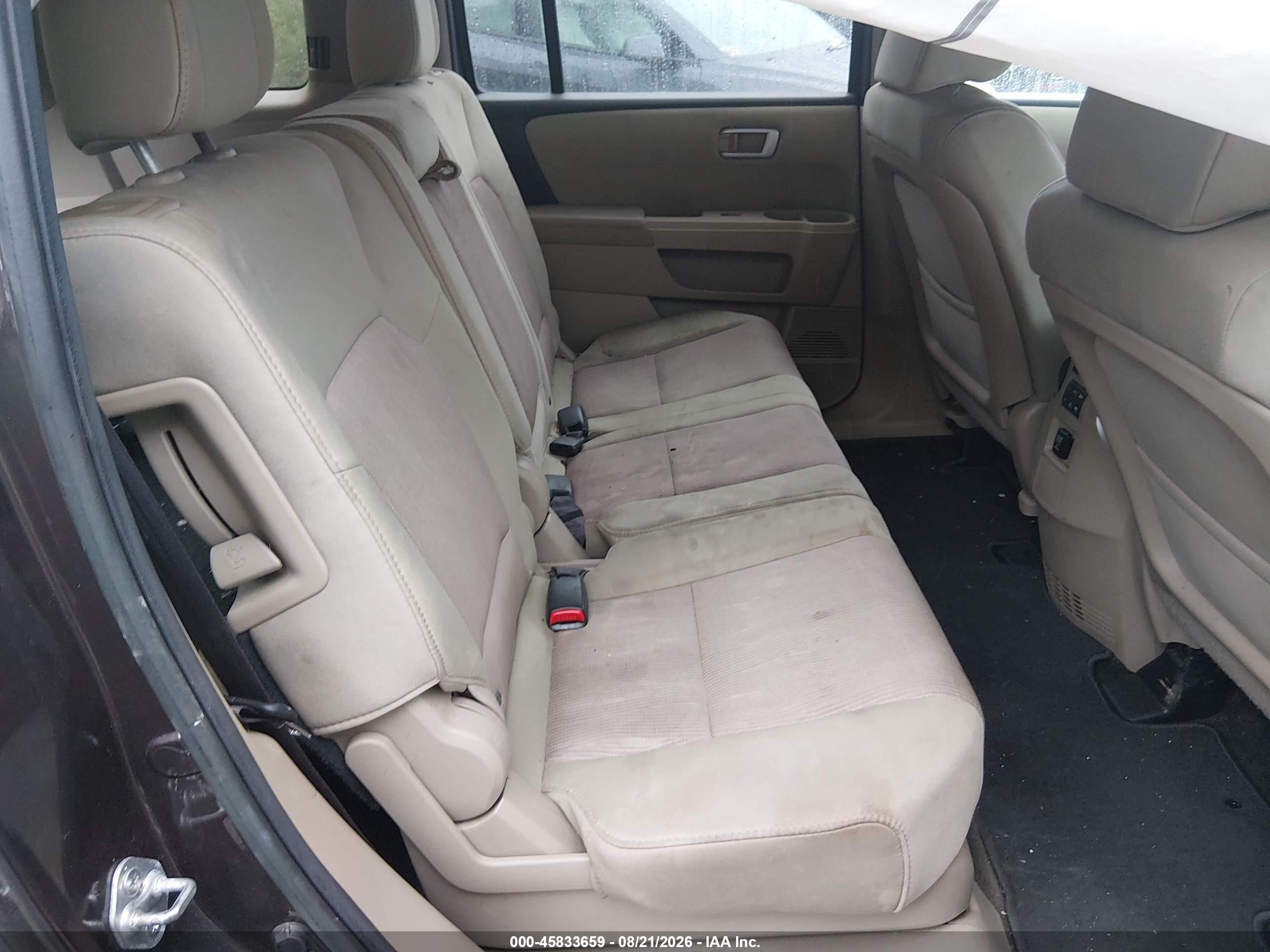 2013 Honda Pilot Ex Black vin: 5FNYF4H46DB058136