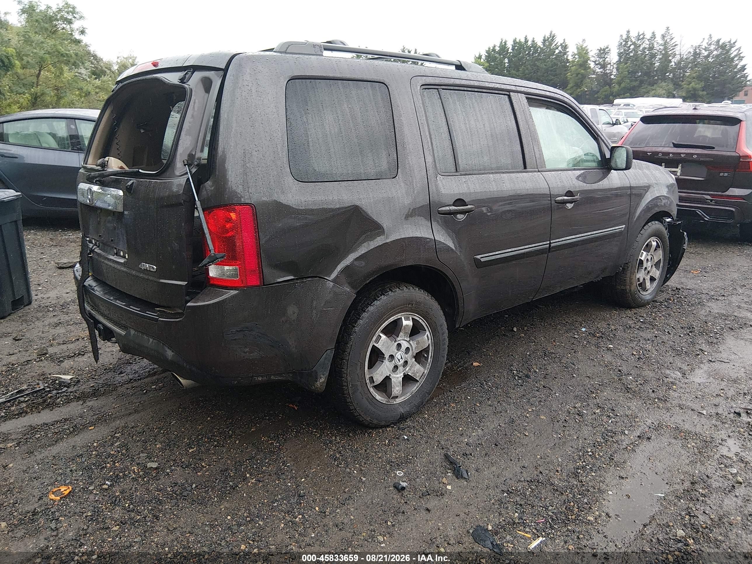 2013 Honda Pilot Ex Black vin: 5FNYF4H46DB058136