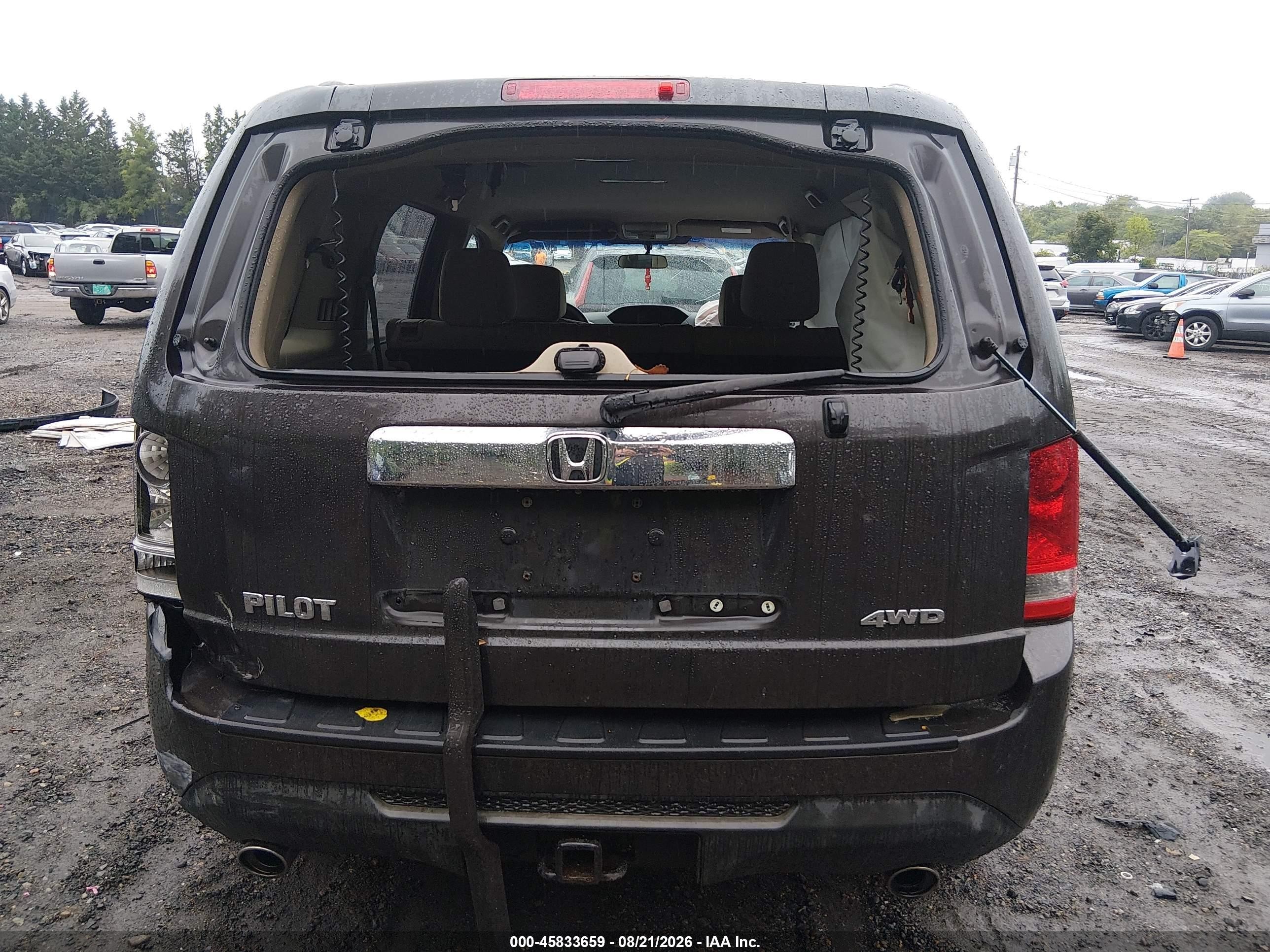 2013 Honda Pilot Ex Black vin: 5FNYF4H46DB058136
