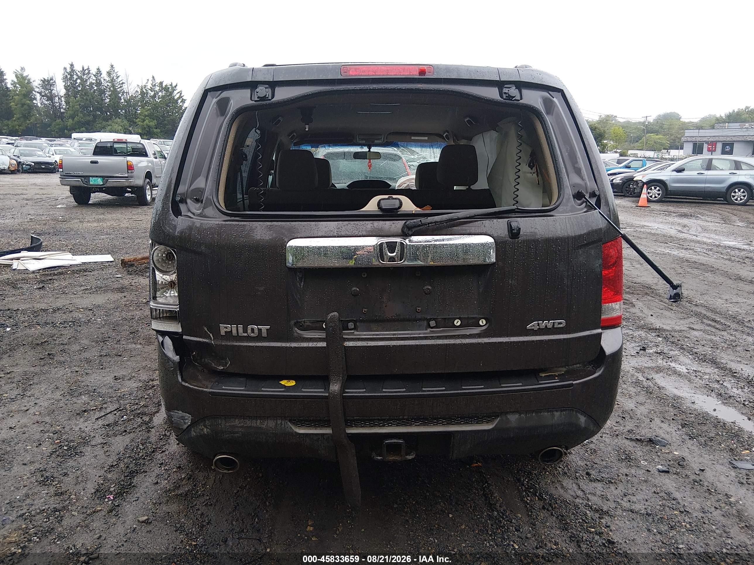 2013 Honda Pilot Ex Black vin: 5FNYF4H46DB058136