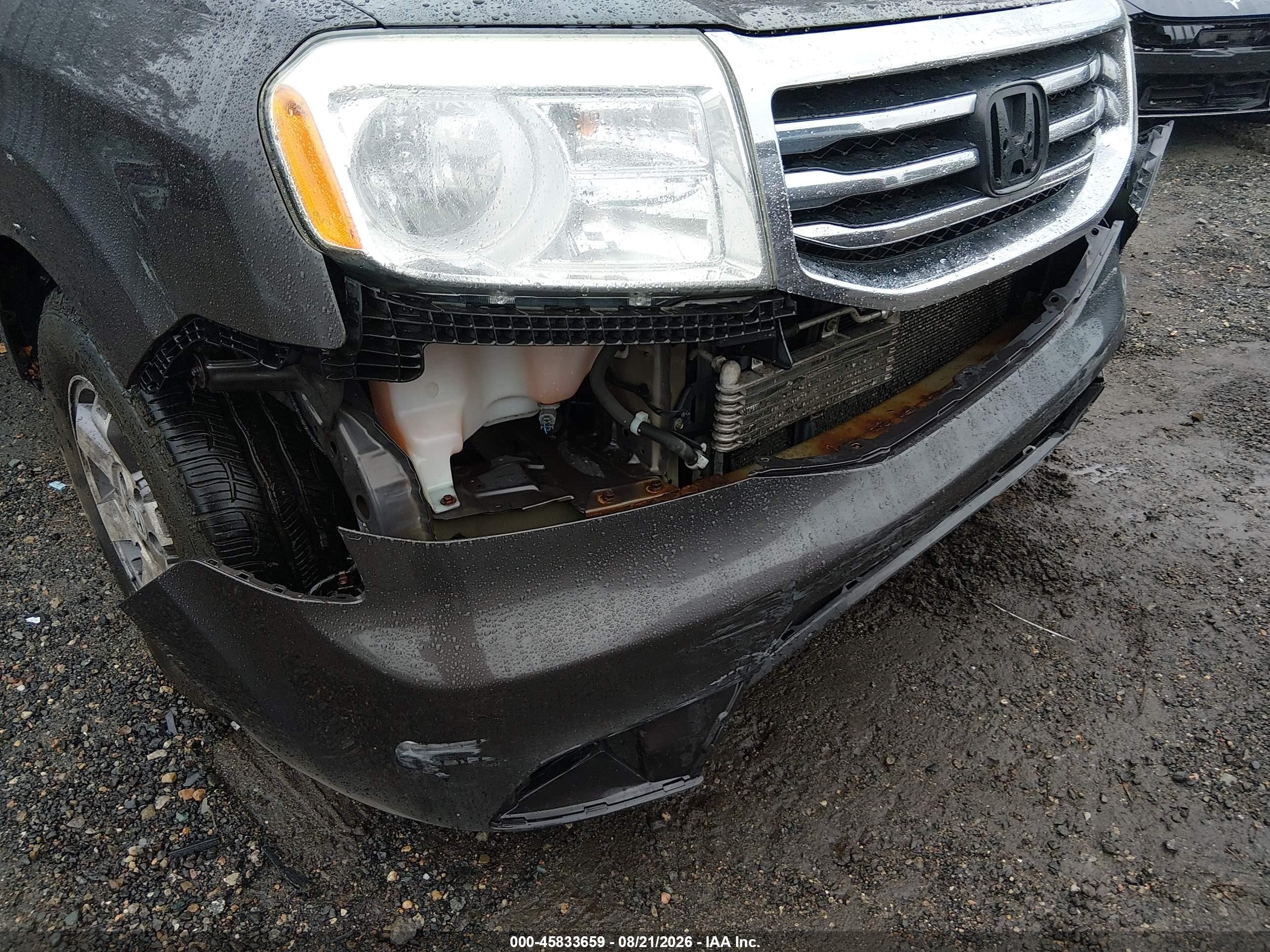 2013 Honda Pilot Ex Black vin: 5FNYF4H46DB058136