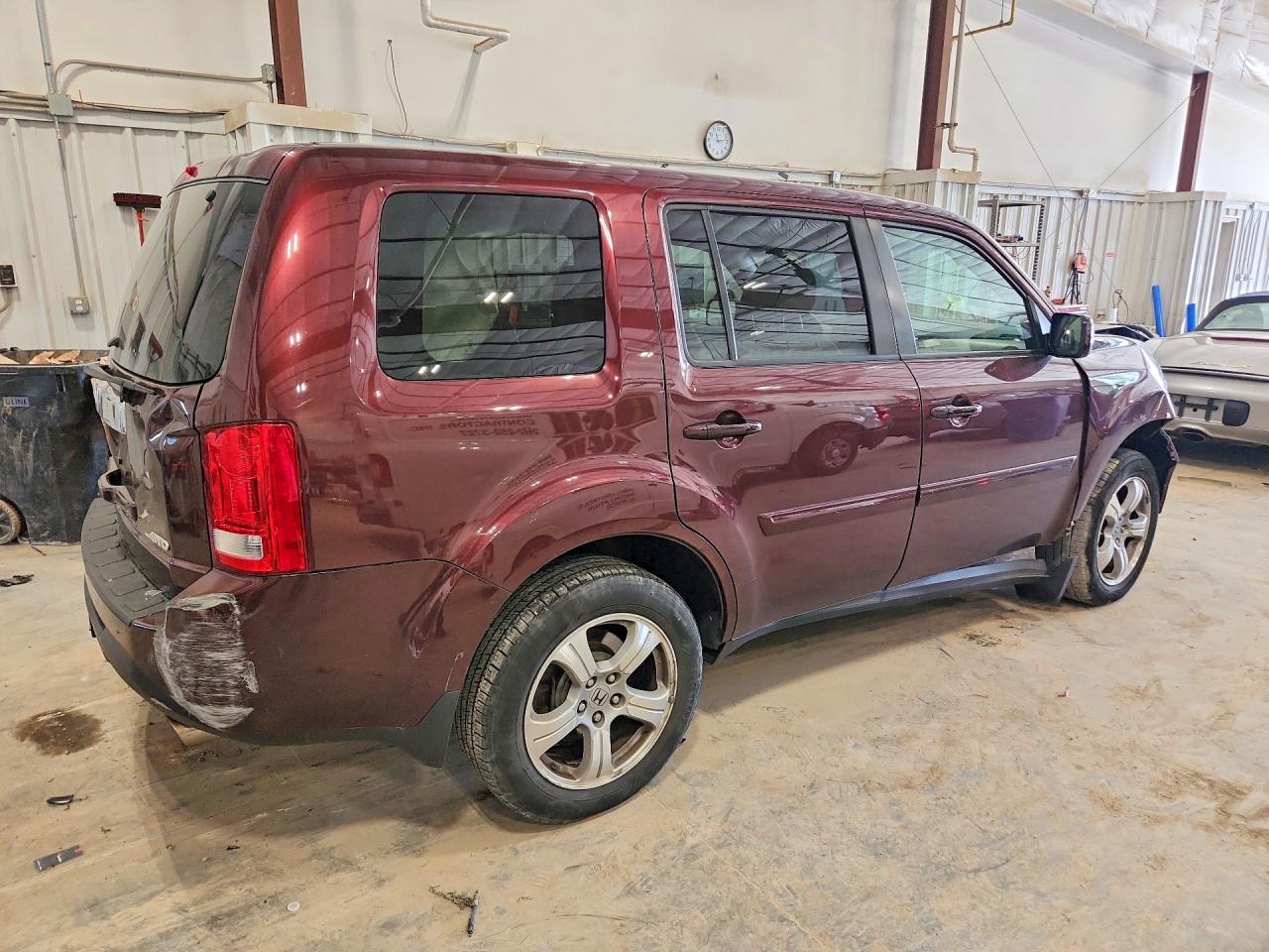 2013 Honda Pilot Ex Purple vin: 5FNYF4H46DB071386