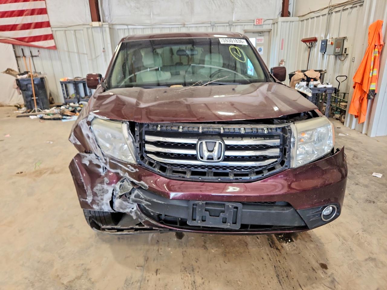 2013 Honda Pilot Ex Purple vin: 5FNYF4H46DB071386