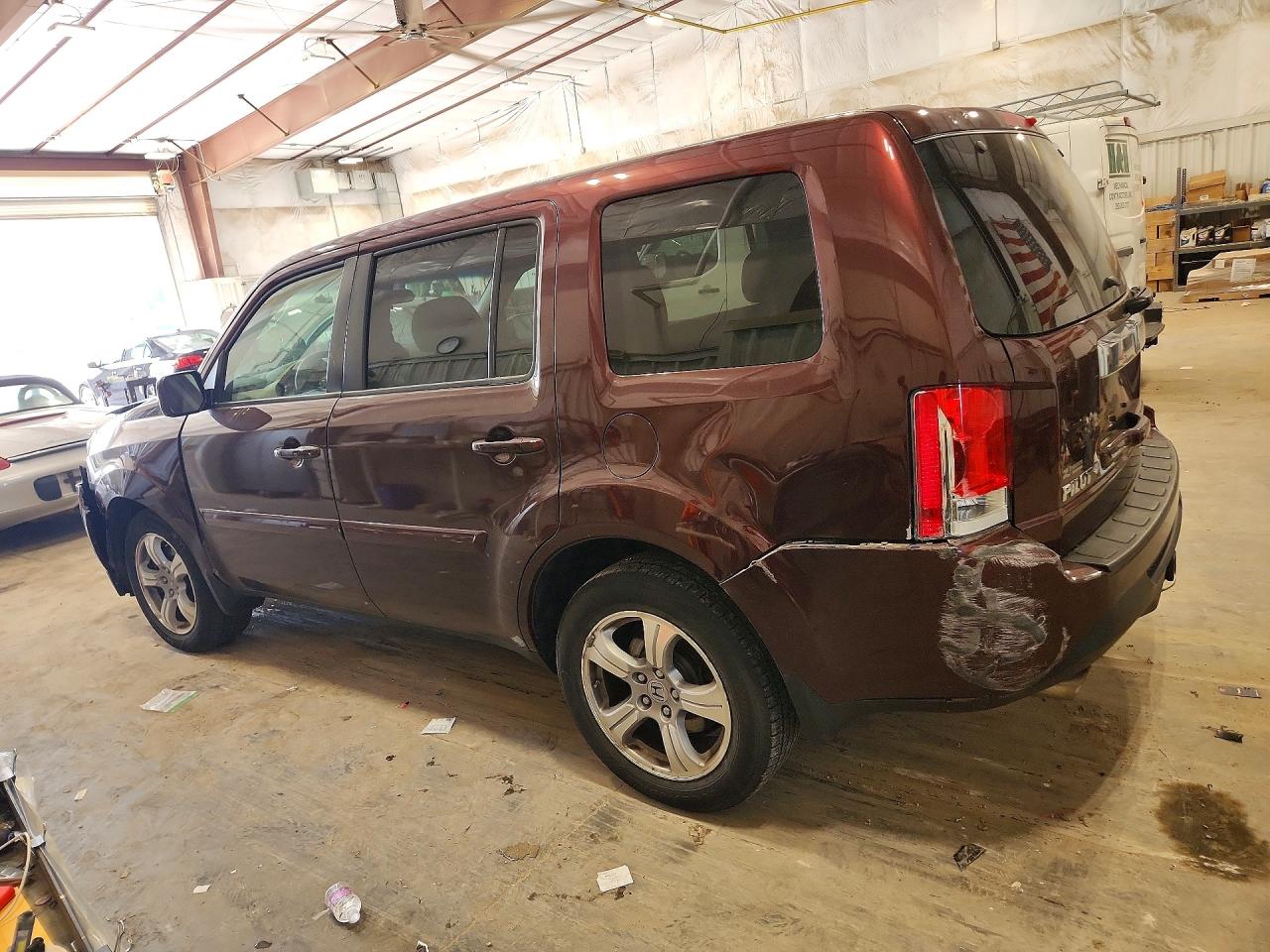 2013 Honda Pilot Ex Purple vin: 5FNYF4H46DB071386
