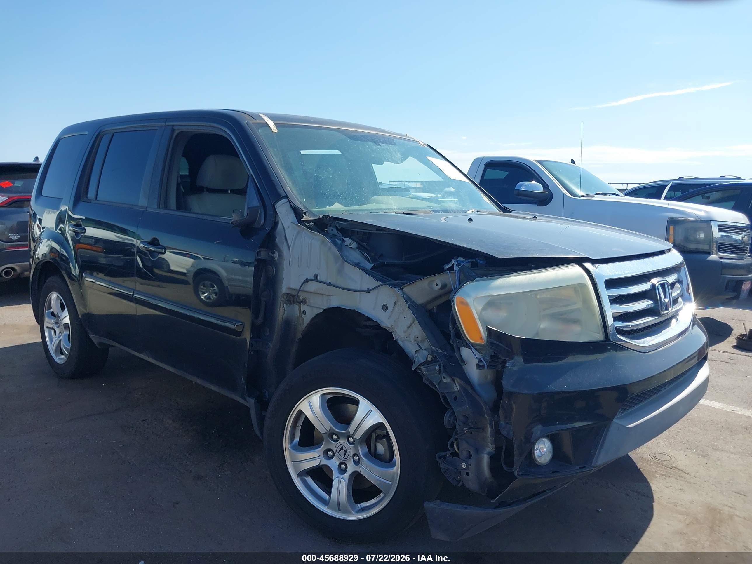 2013 Honda Pilot Ex Black vin: 5FNYF4H46DB075163