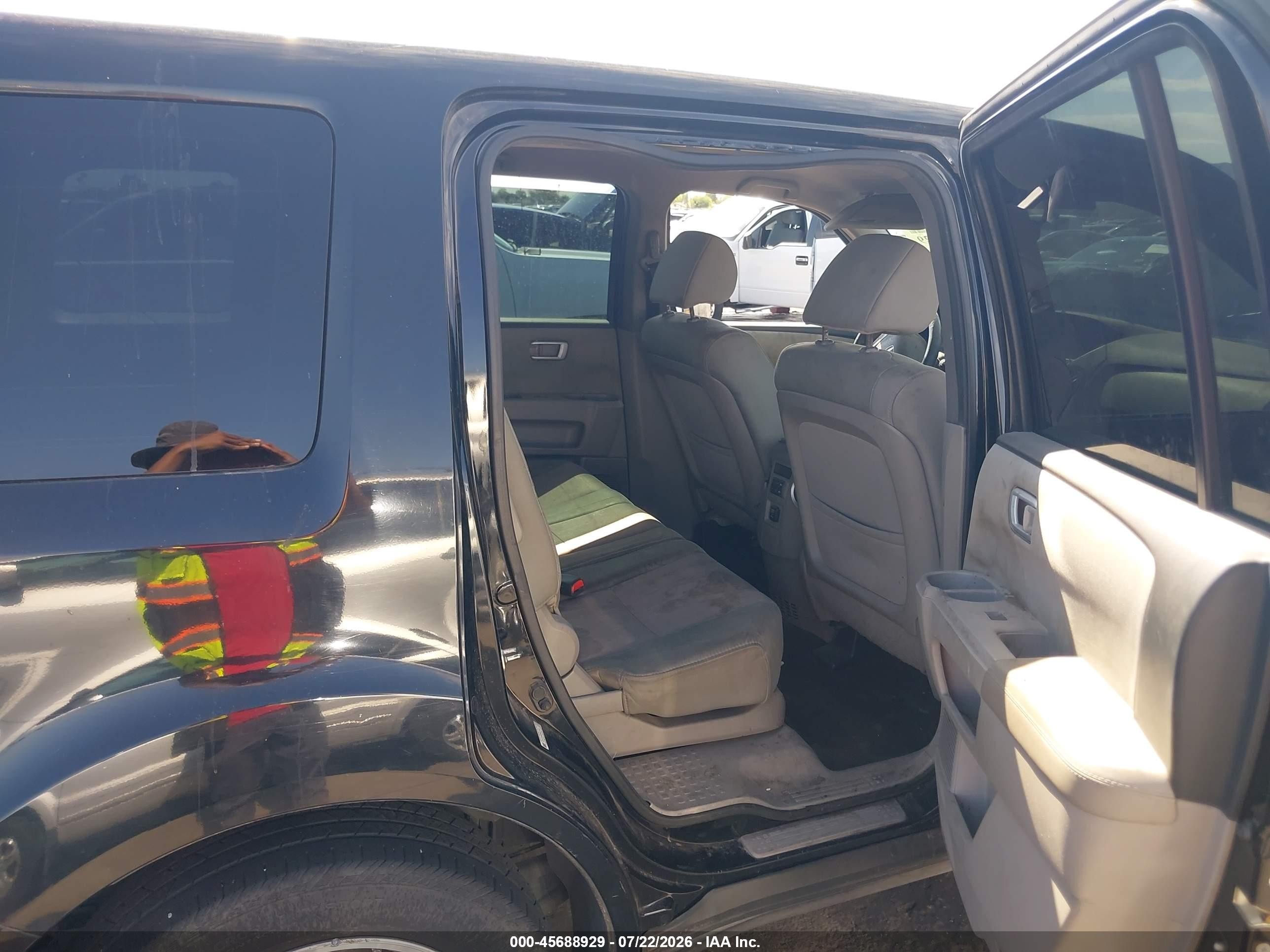 2013 Honda Pilot Ex Black vin: 5FNYF4H46DB075163