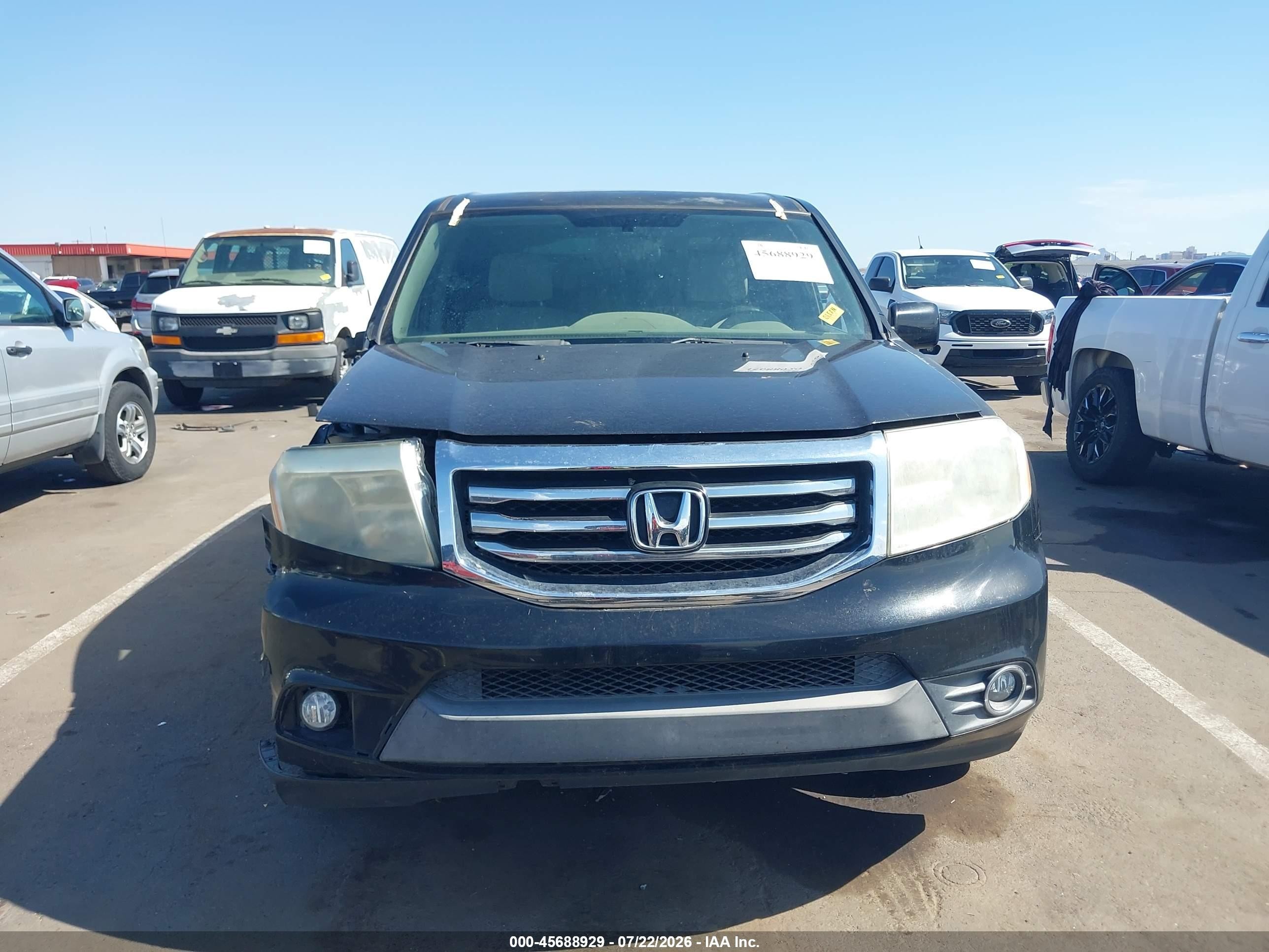 2013 Honda Pilot Ex Black vin: 5FNYF4H46DB075163