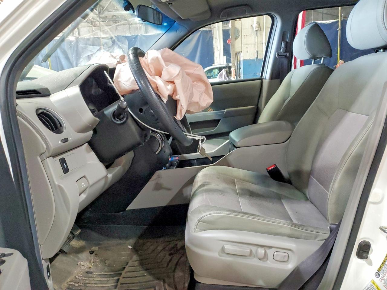 2013 Honda Pilot Ex White vin: 5FNYF4H46DB503801