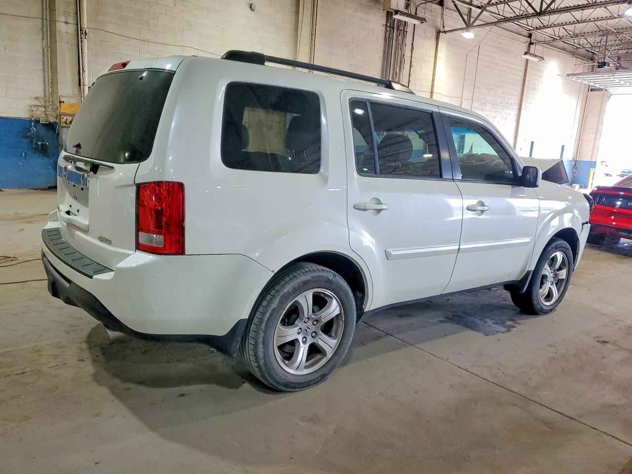 2013 Honda Pilot Ex White vin: 5FNYF4H46DB503801