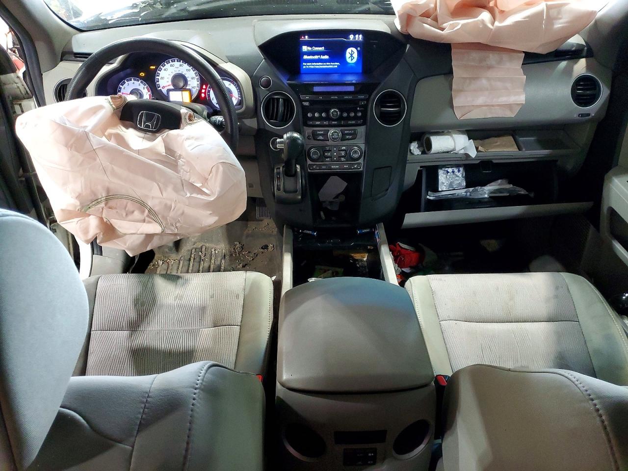 2013 Honda Pilot Ex White vin: 5FNYF4H46DB503801