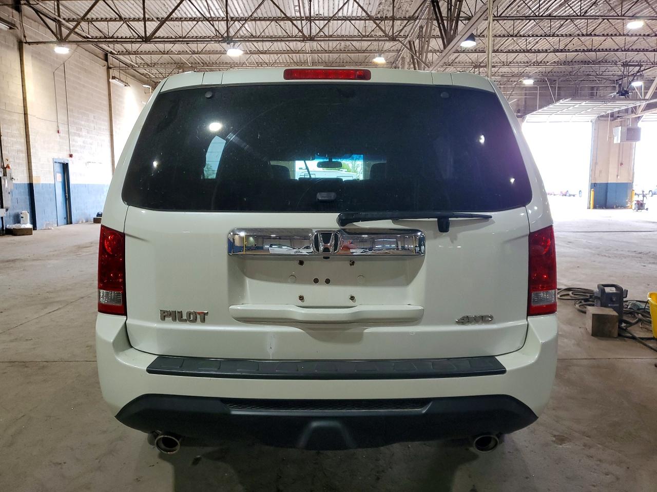 2013 Honda Pilot Ex White vin: 5FNYF4H46DB503801