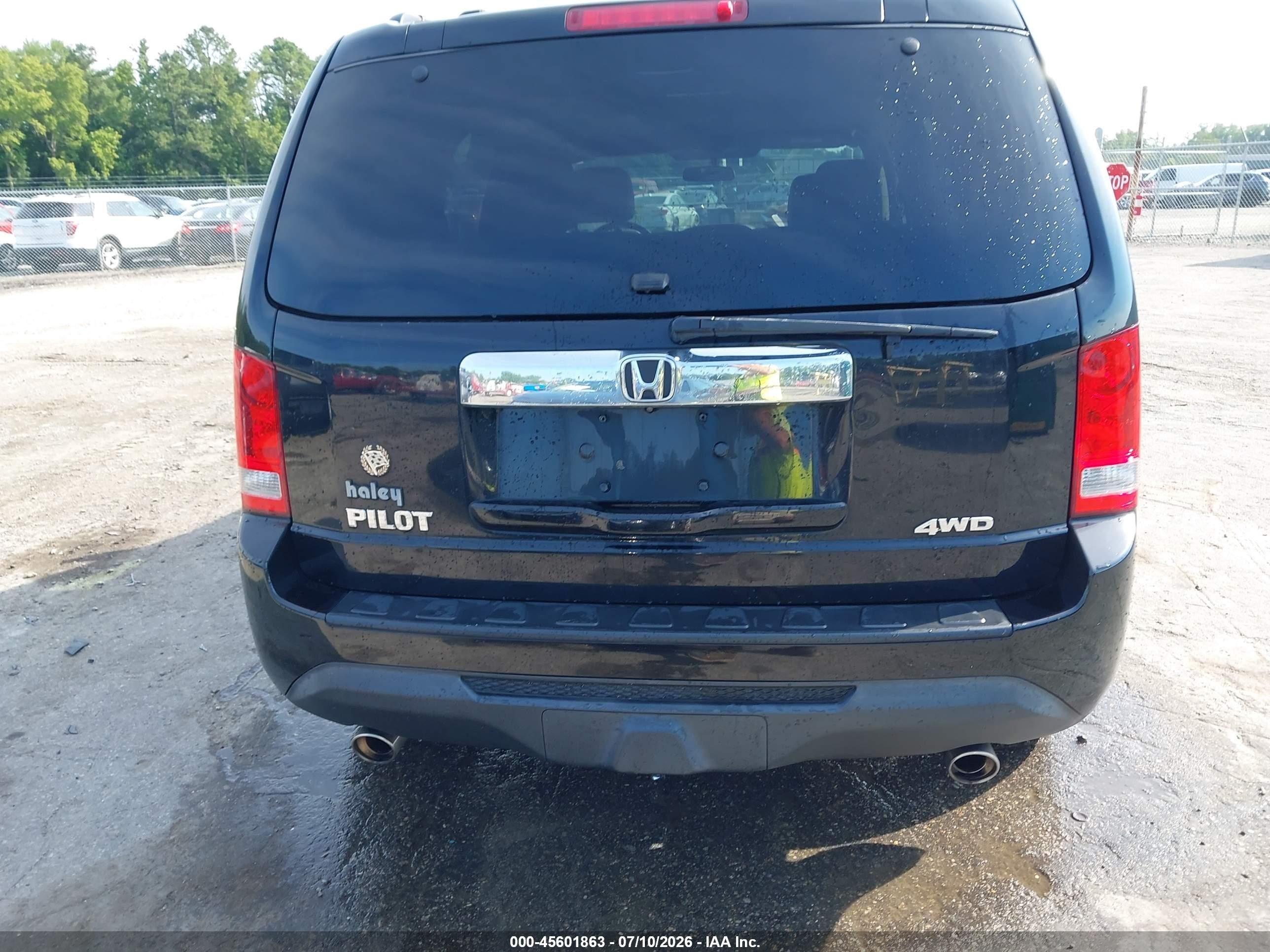 2015 Honda Pilot Ex Black vin: 5FNYF4H46FB005293