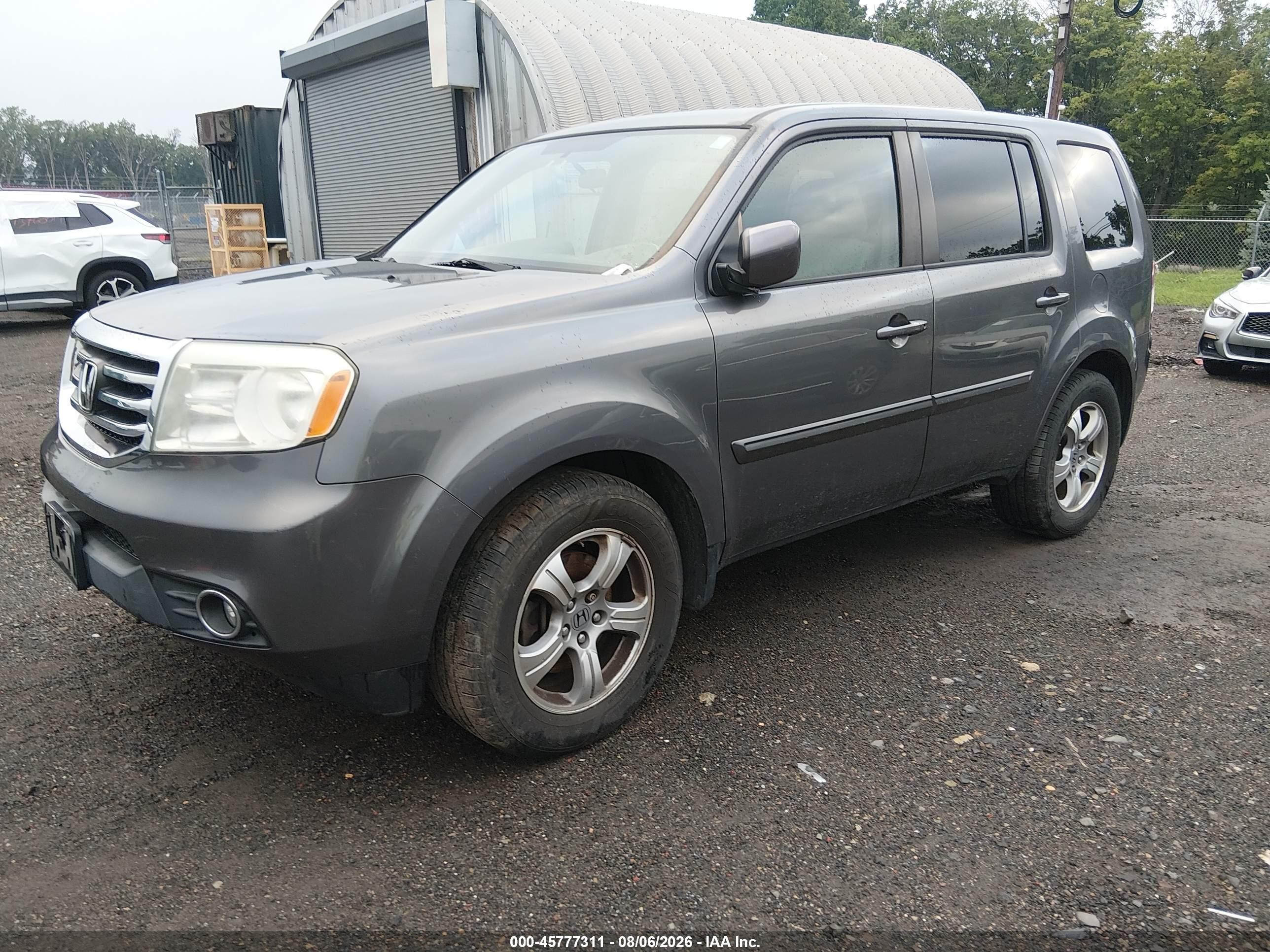 2015 Honda Pilot Ex Gray vin: 5FNYF4H46FB063985