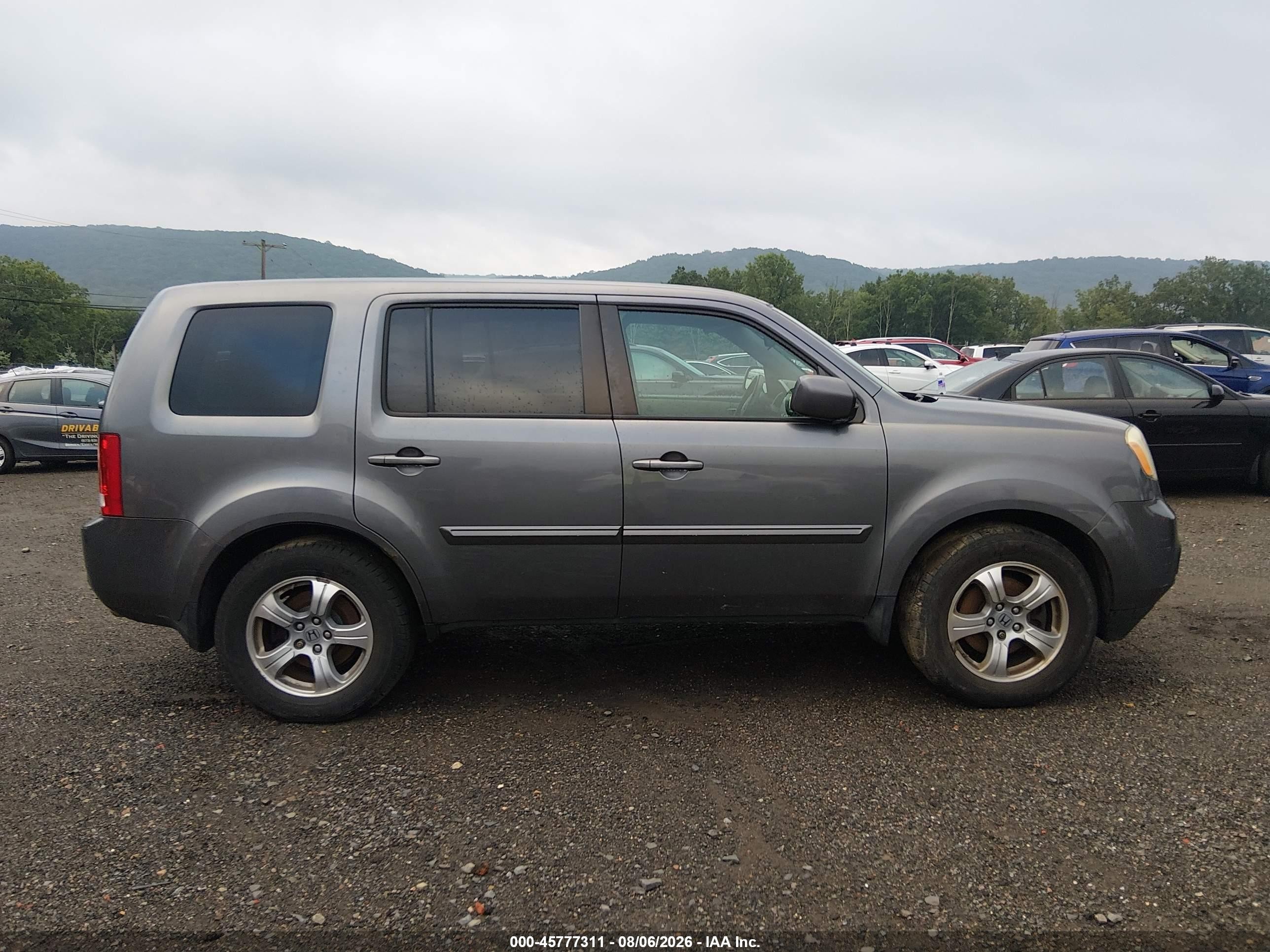 2015 Honda Pilot Ex Gray vin: 5FNYF4H46FB063985