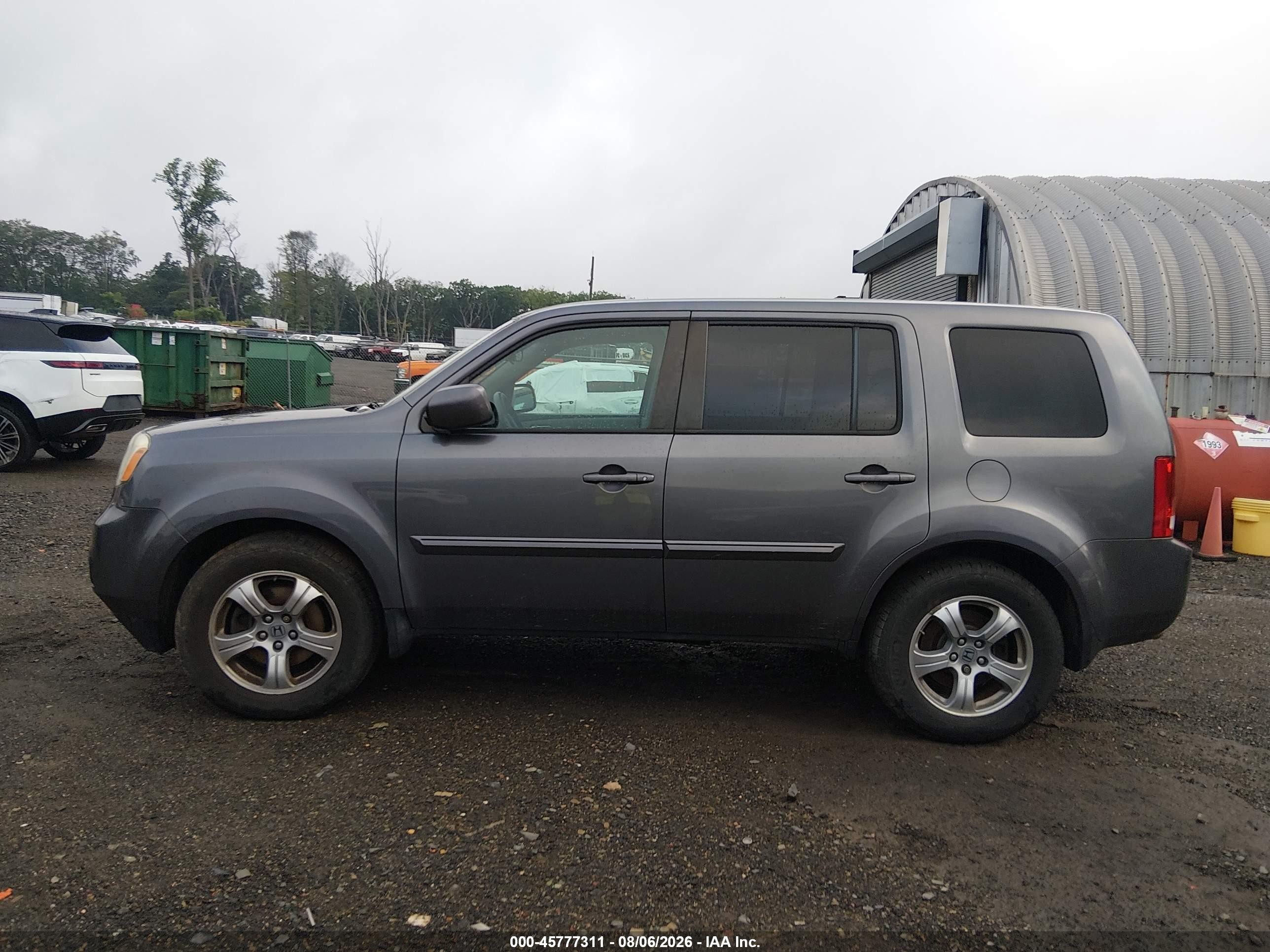 2015 Honda Pilot Ex Gray vin: 5FNYF4H46FB063985
