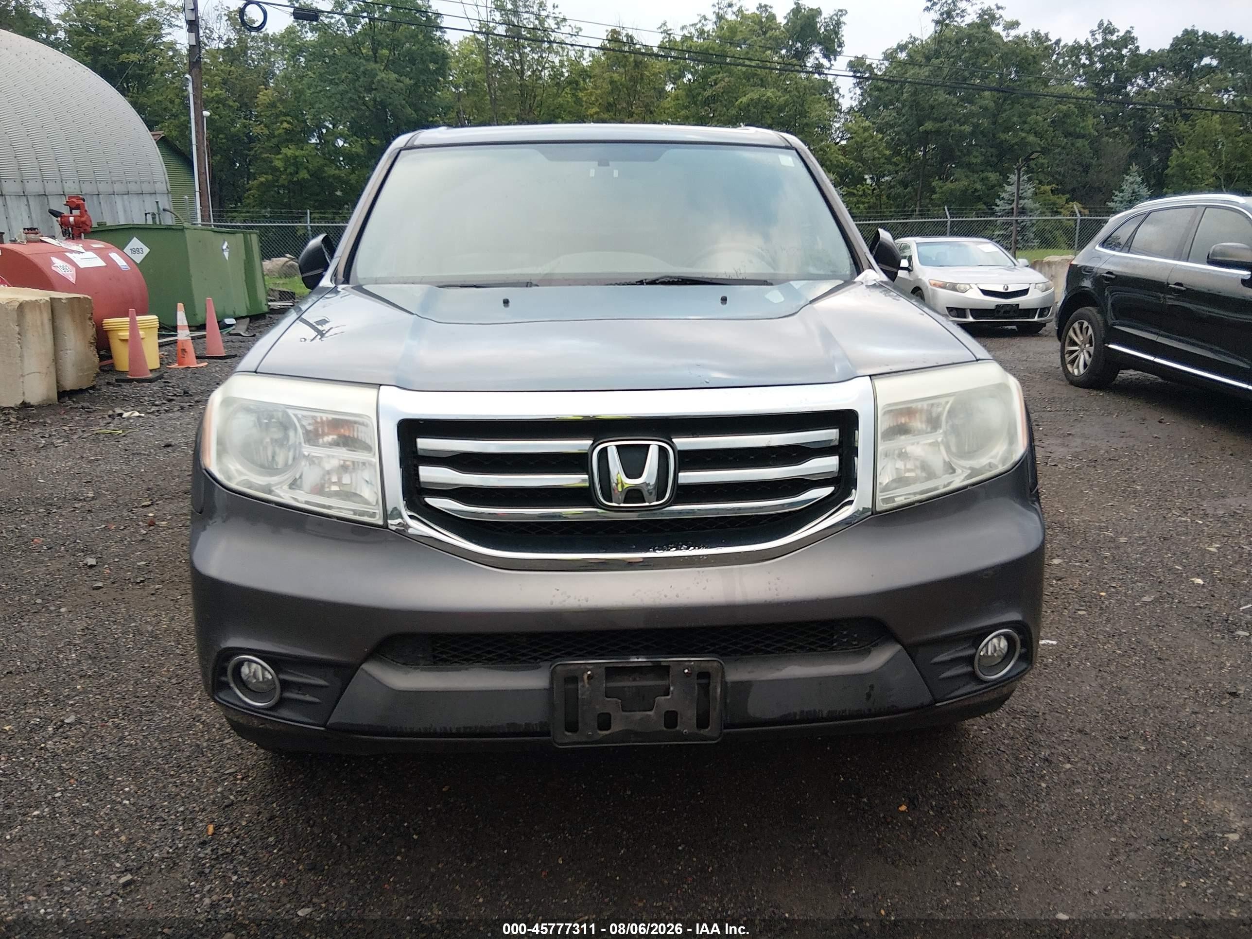 2015 Honda Pilot Ex Gray vin: 5FNYF4H46FB063985