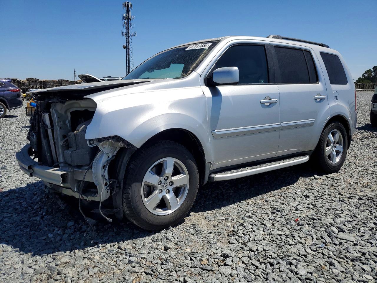 2010 Honda Pilot Ex Серебряный vin: 5FNYF4H47AB017123