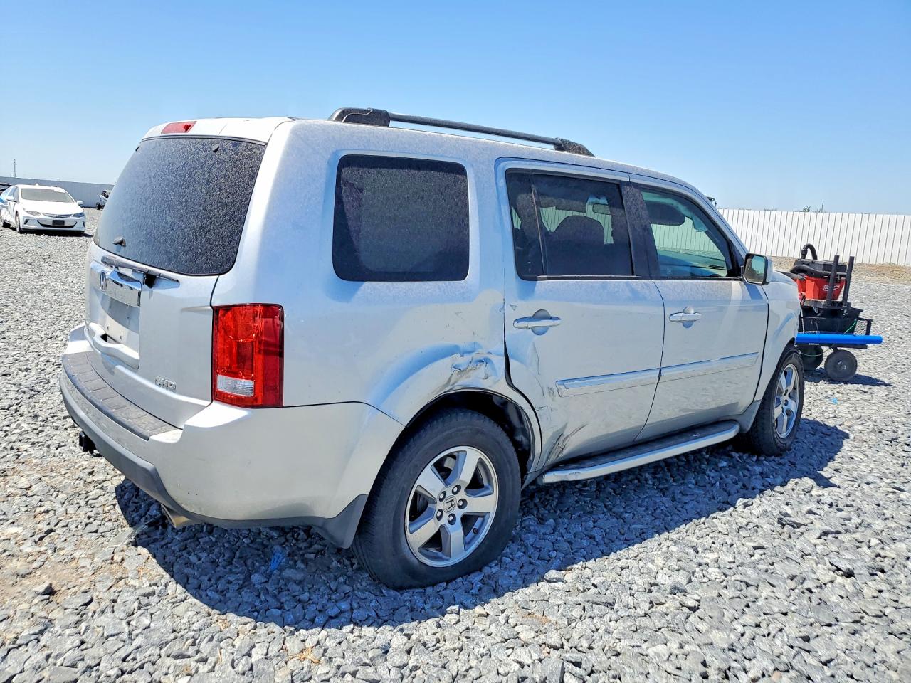 2010 Honda Pilot Ex Серебряный vin: 5FNYF4H47AB017123