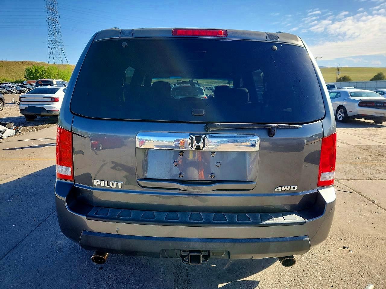2010 Honda Pilot Ex Gray vin: 5FNYF4H47AB031538