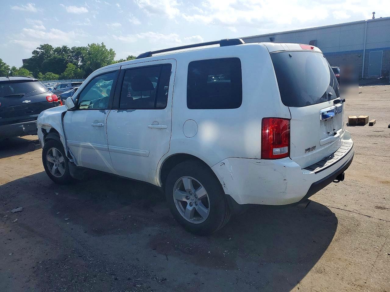 2011 Honda Pilot Ex White vin: 5FNYF4H47BB064900