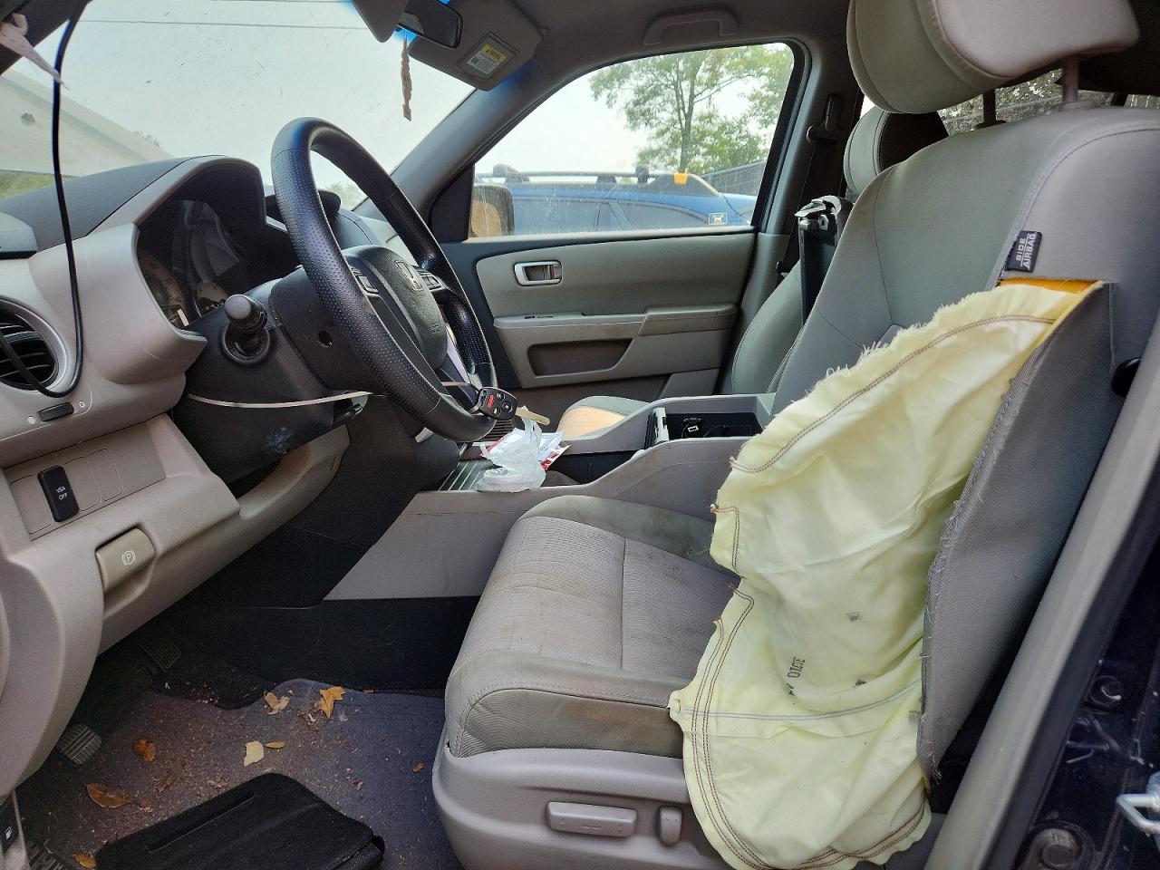 2011 Honda Pilot Ex Blue vin: 5FNYF4H47BB083642