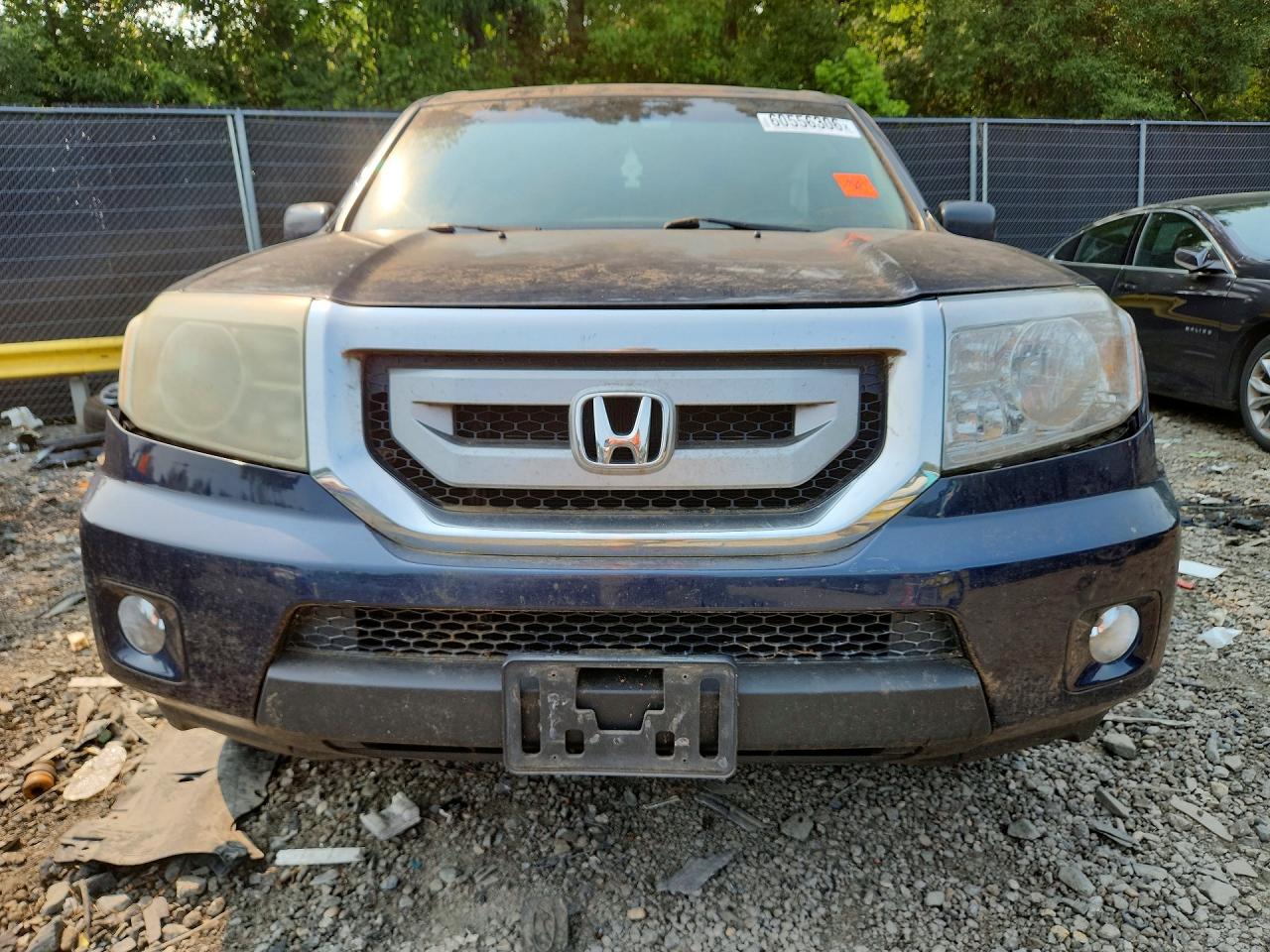 2011 Honda Pilot Ex Blue vin: 5FNYF4H47BB083642
