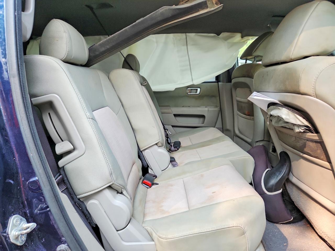 2011 Honda Pilot Ex Blue vin: 5FNYF4H47BB083642