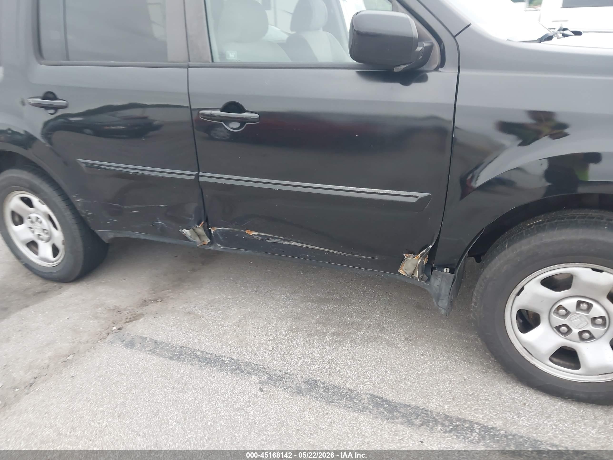 2012 Honda Pilot Ex Черный vin: 5FNYF4H47CB009591