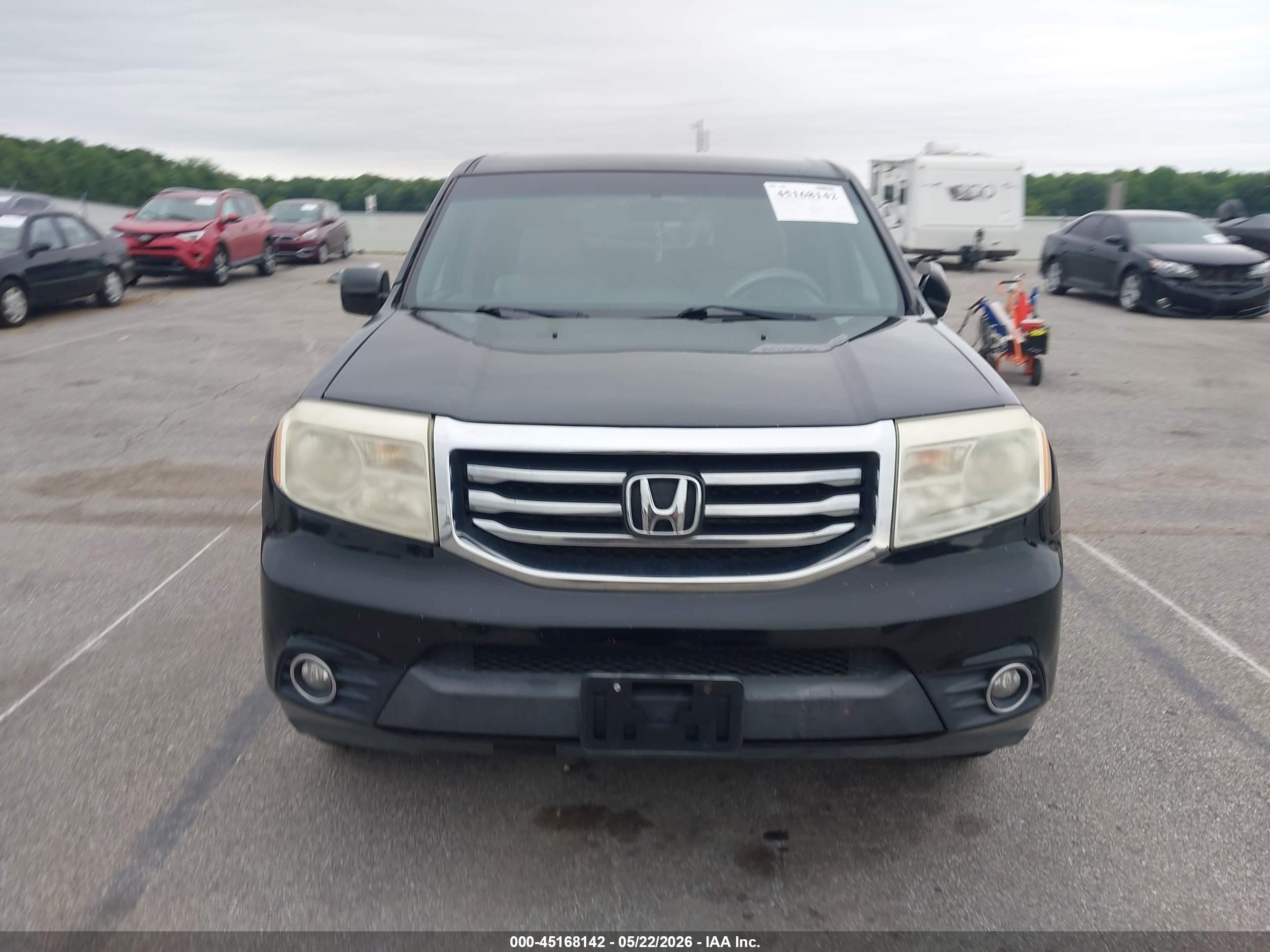 2012 Honda Pilot Ex Черный vin: 5FNYF4H47CB009591