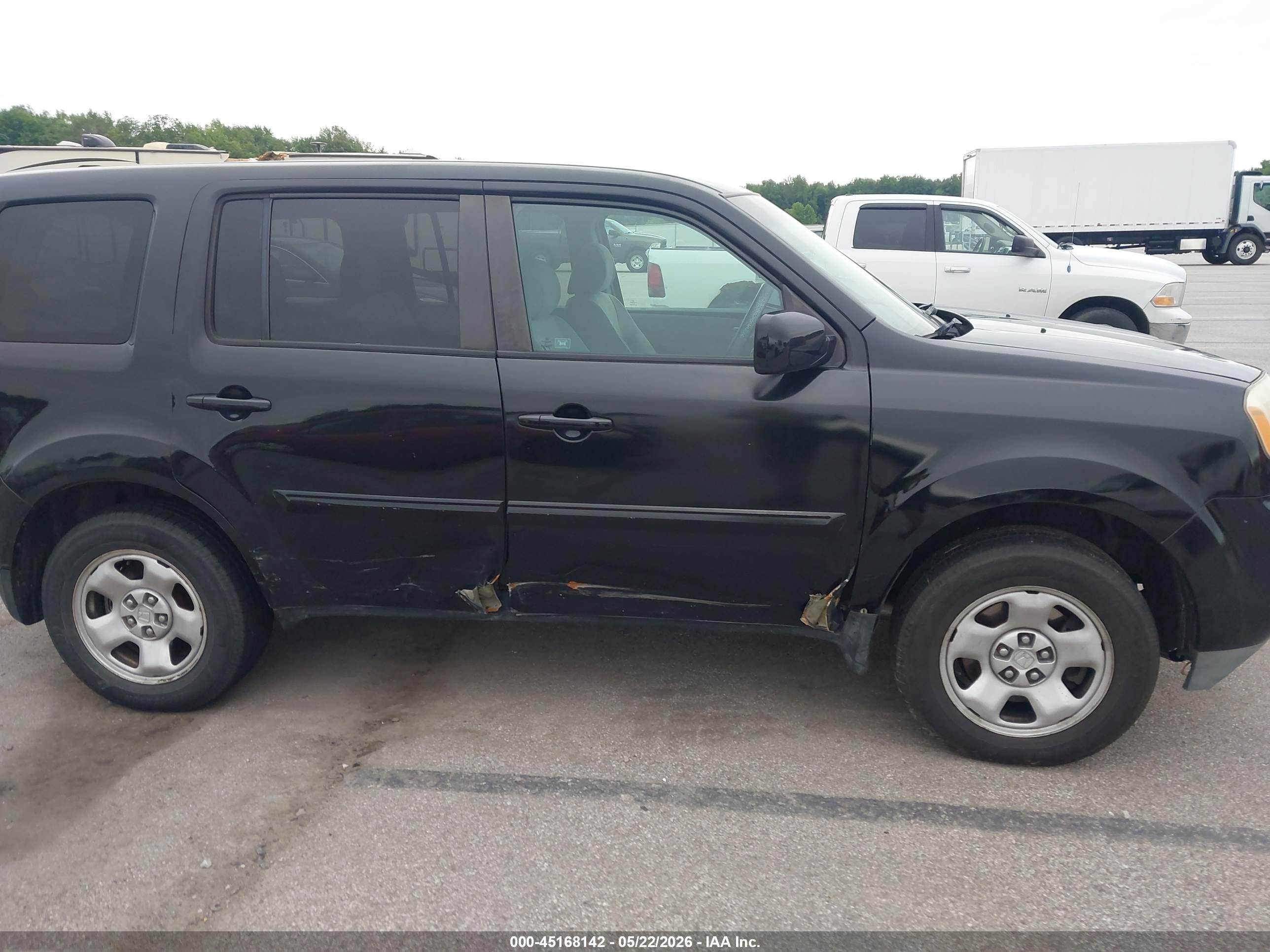 2012 Honda Pilot Ex Черный vin: 5FNYF4H47CB009591