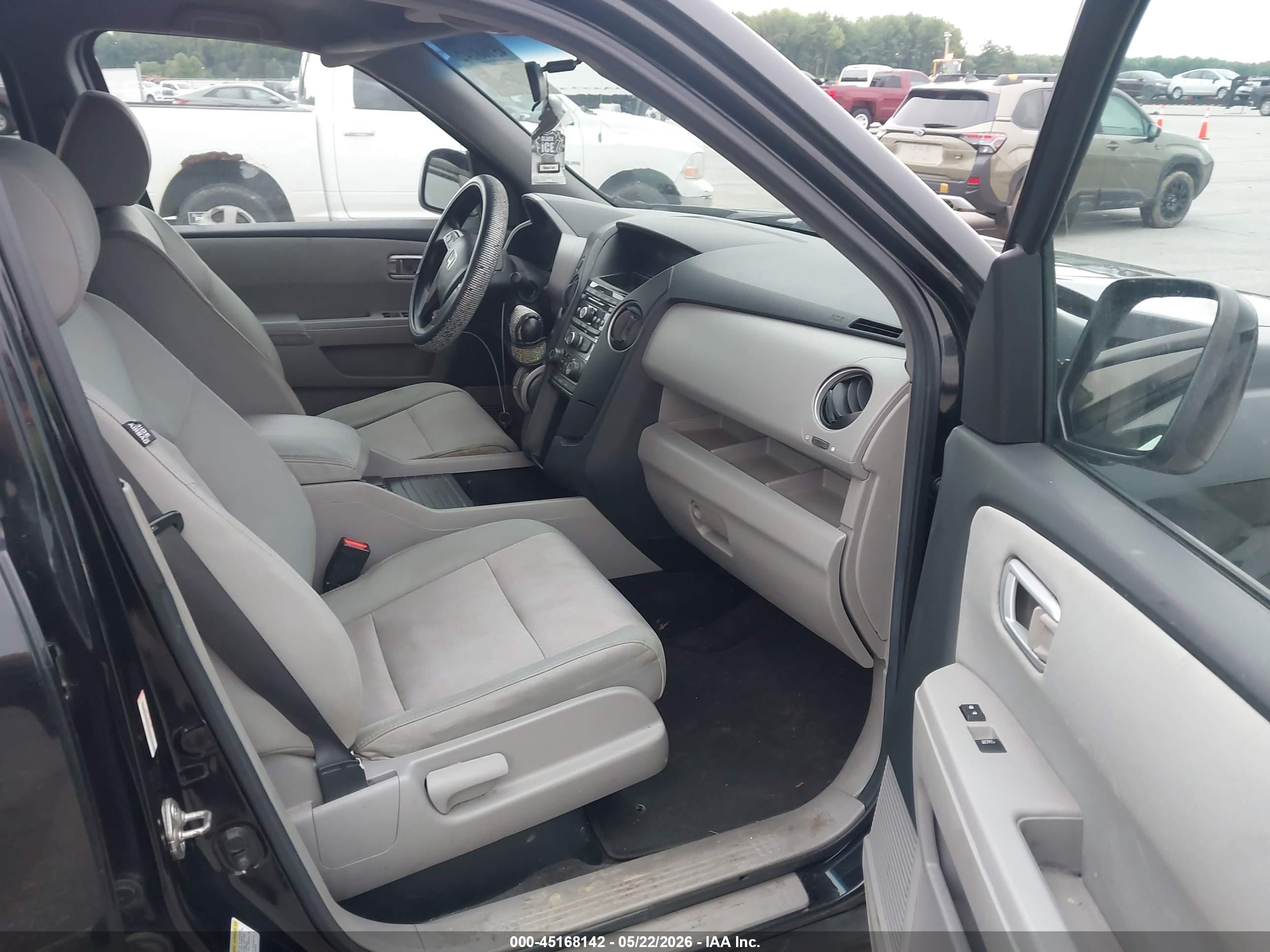 2012 Honda Pilot Ex Черный vin: 5FNYF4H47CB009591