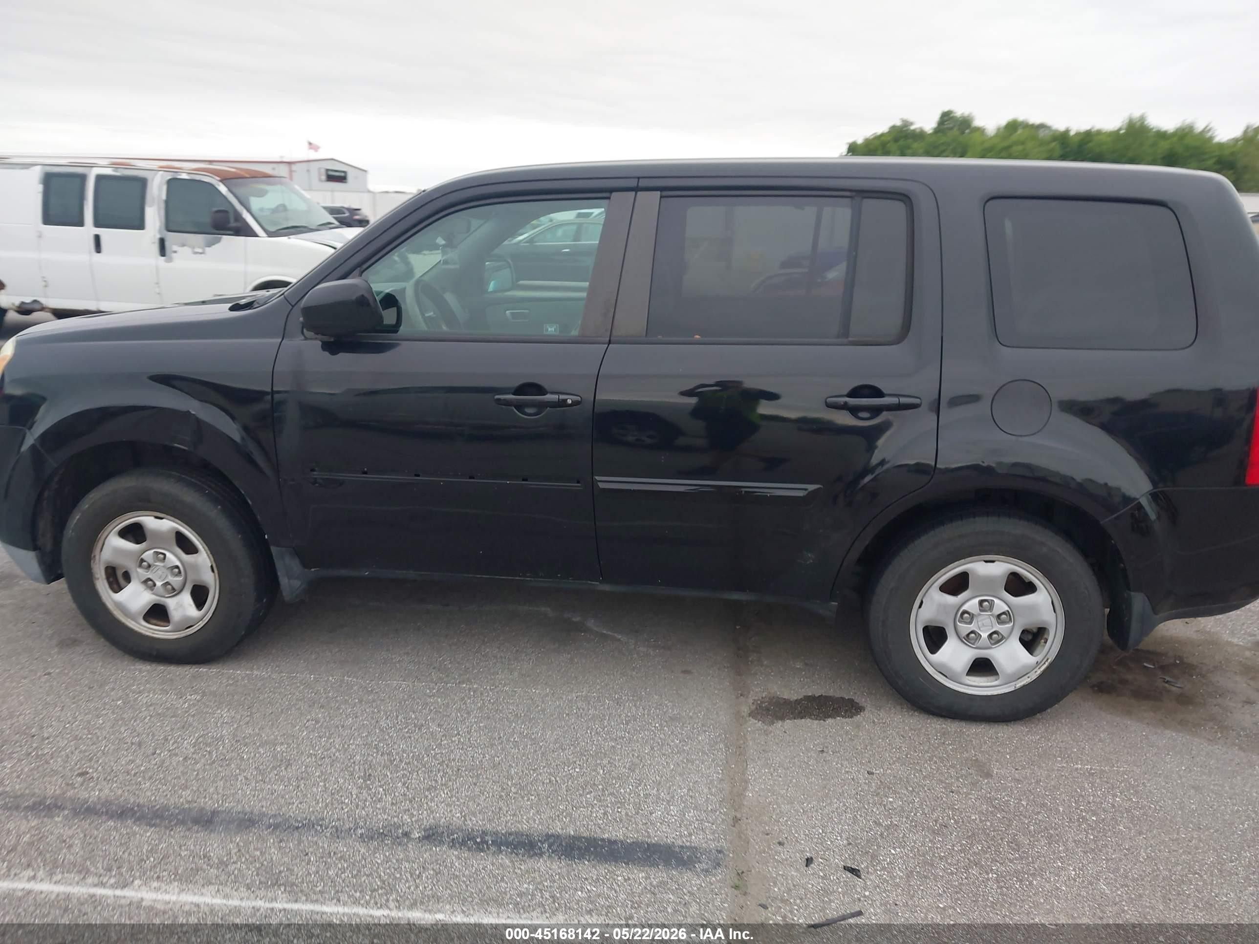 2012 Honda Pilot Ex Черный vin: 5FNYF4H47CB009591