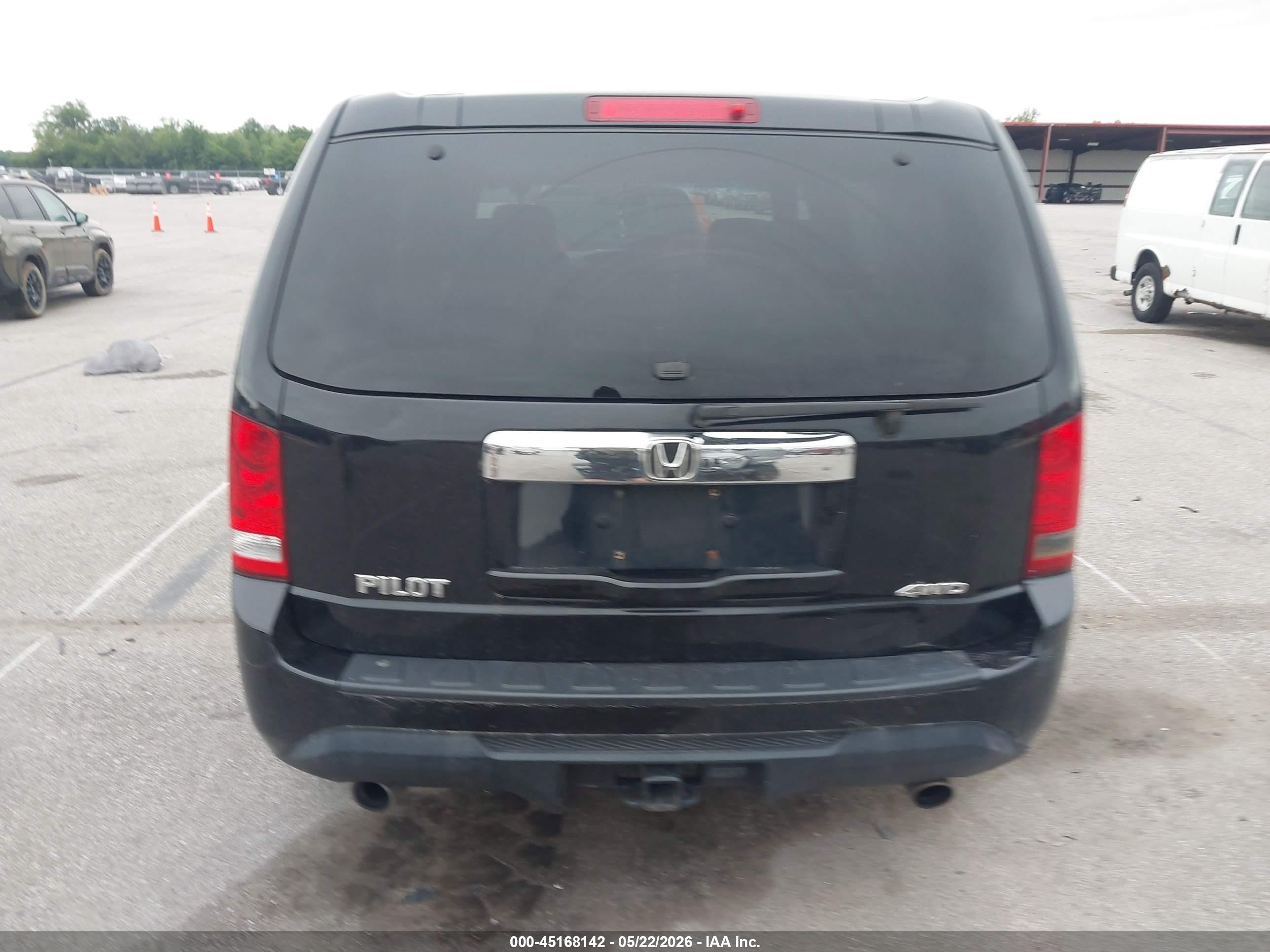 2012 Honda Pilot Ex Черный vin: 5FNYF4H47CB009591