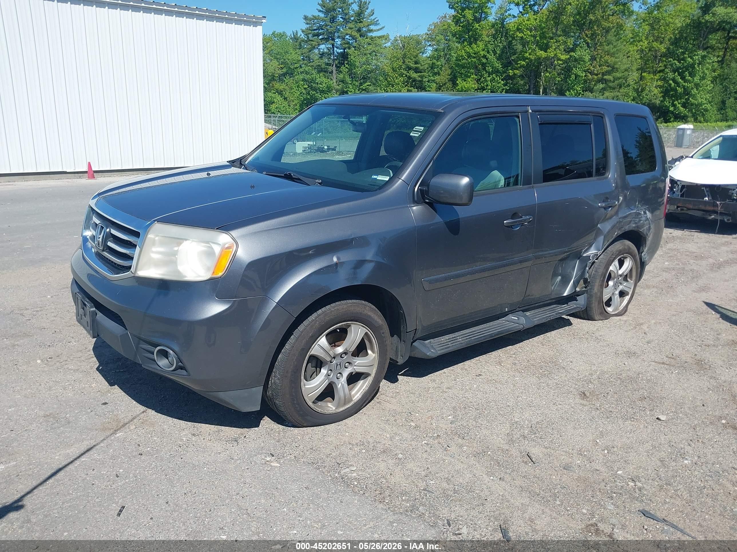 2013 Honda Pilot Ex Серебряный vin: 5FNYF4H47DB001671