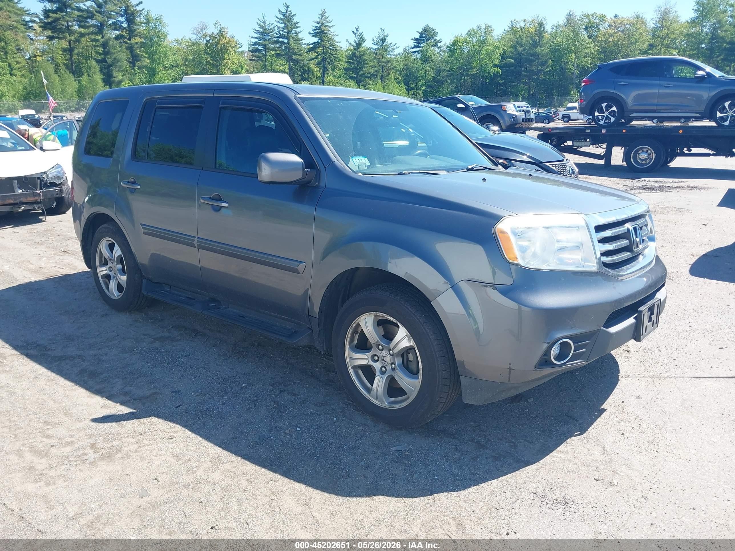 2013 Honda Pilot Ex Серебряный vin: 5FNYF4H47DB001671