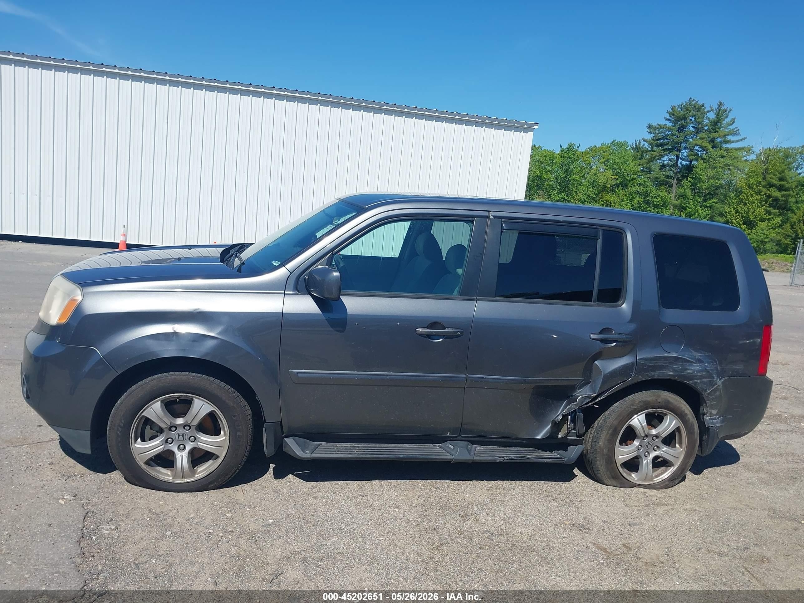 2013 Honda Pilot Ex Серебряный vin: 5FNYF4H47DB001671