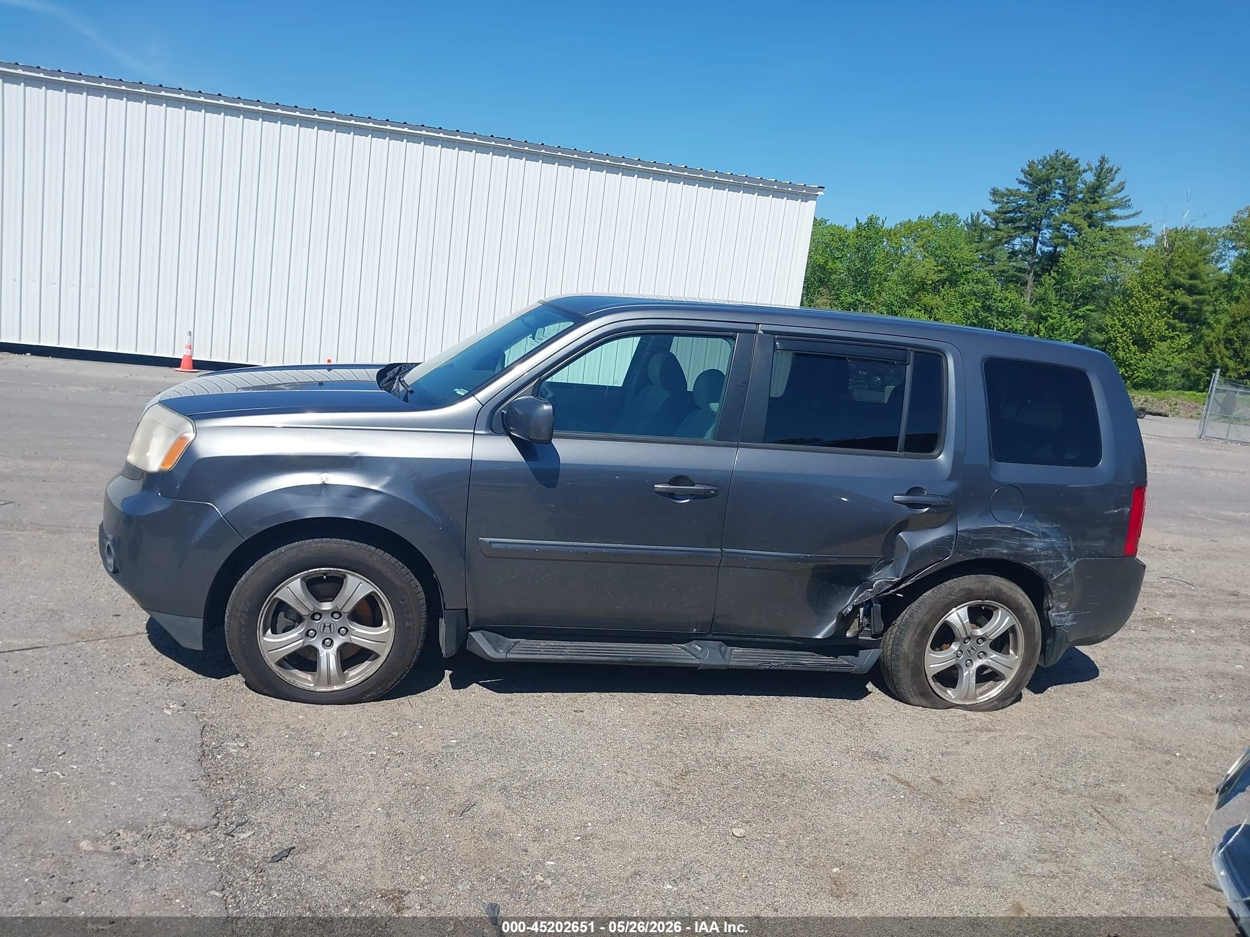 2013 Honda Pilot Ex Серебряный vin: 5FNYF4H47DB001671
